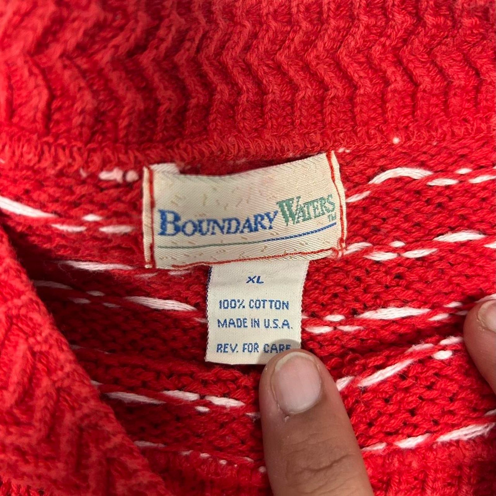 Other Red vintage sweater Size XL / US 12-14 / IT 48-50 - 3 Thumbnail