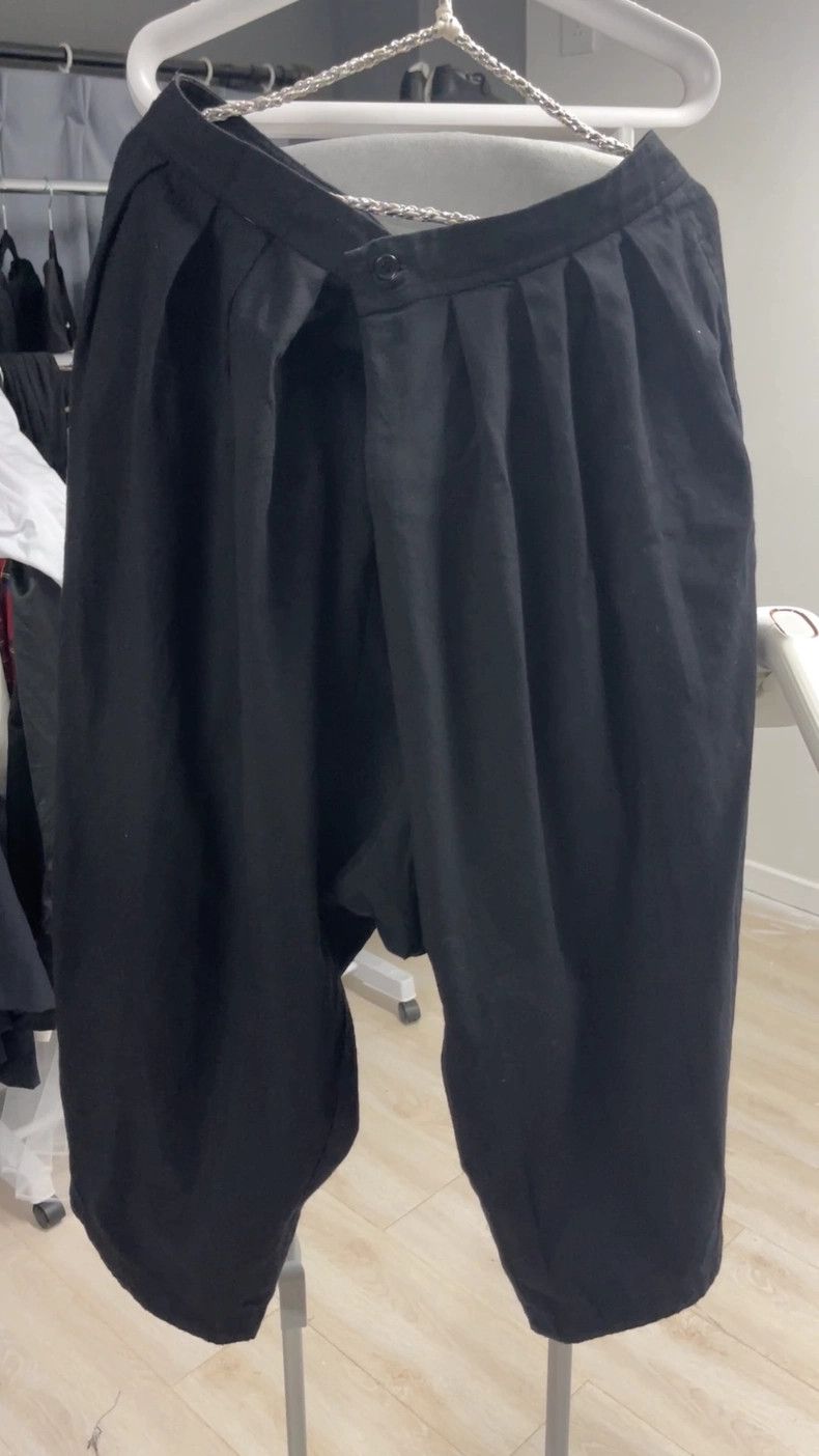 Comme des Garcons Comme Des Garcons Black wide leg pants 2505-Nextarrow Size US 30 / EU 46 - 1 Thumbnail