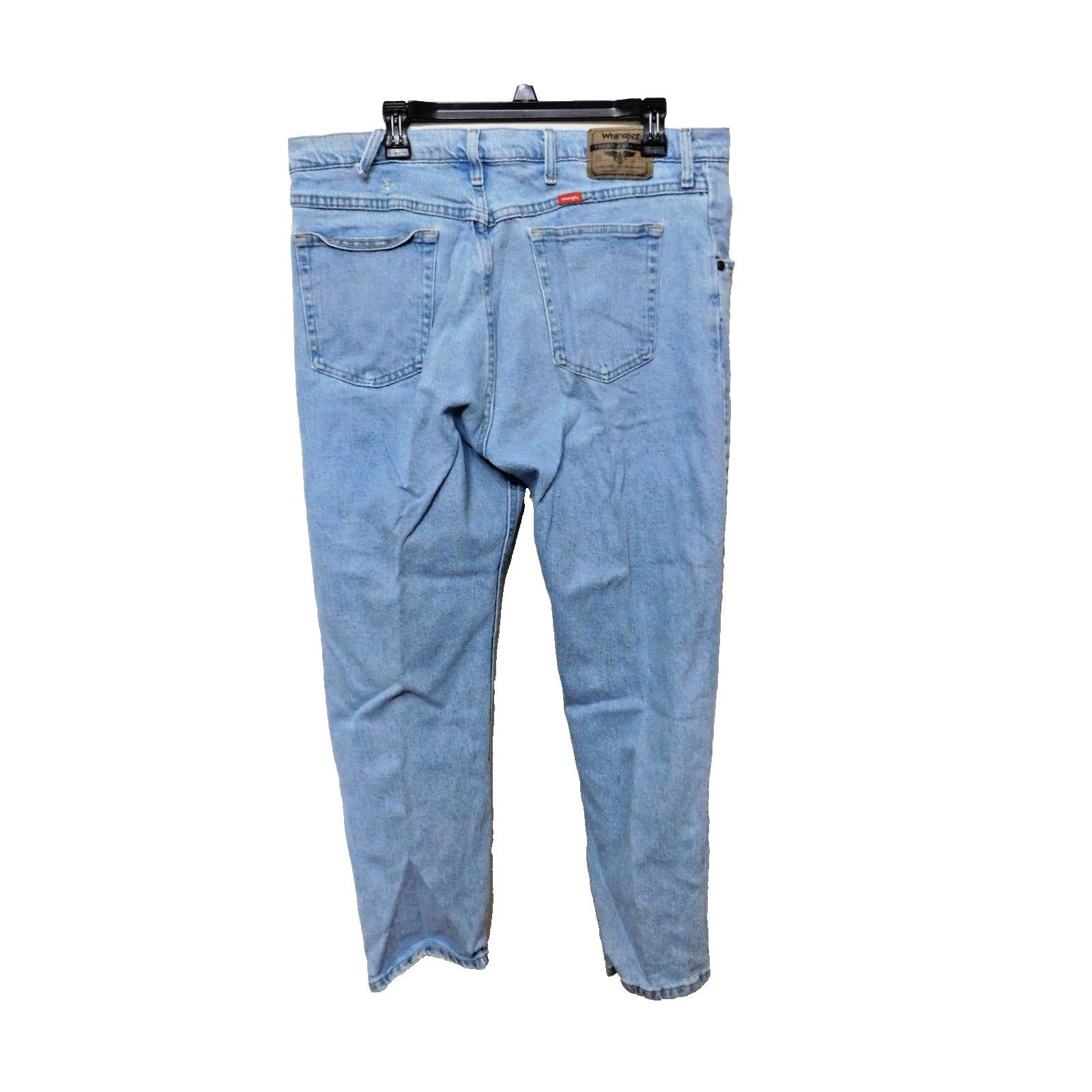 Wrangler Wrangler Light Blue Denim Straight Leg Jeans Men's 38x29 Size US 38 / EU 54 - 2 Thumbnail