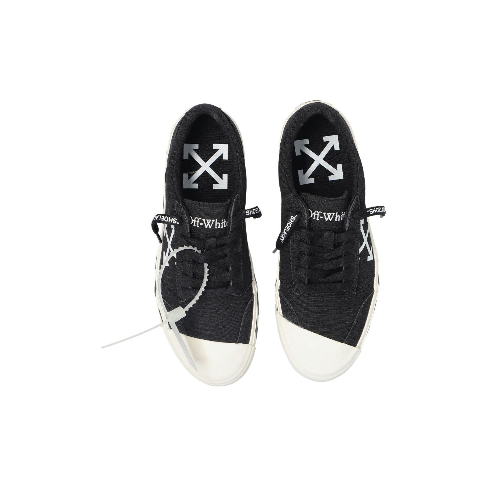 Off-White OFF-WHITE Vulcanized Undercut Black Sneakers New & Authenti Size US 10 / IT 40 - 5 Thumbnail