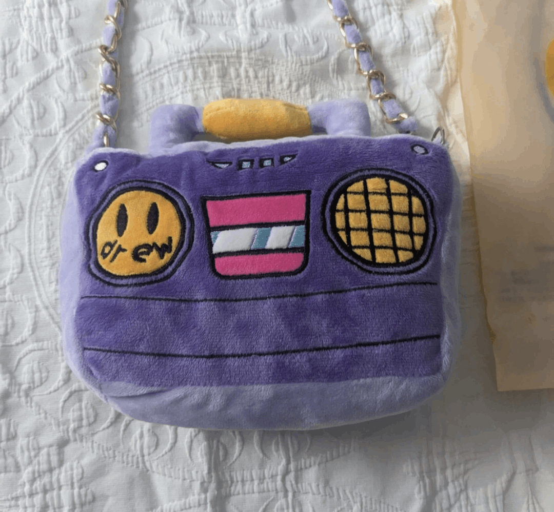 Drew House Drew House Thailand Exclusive Purple Plush Boombox Purse Size ONE SIZE - 1 Thumbnail