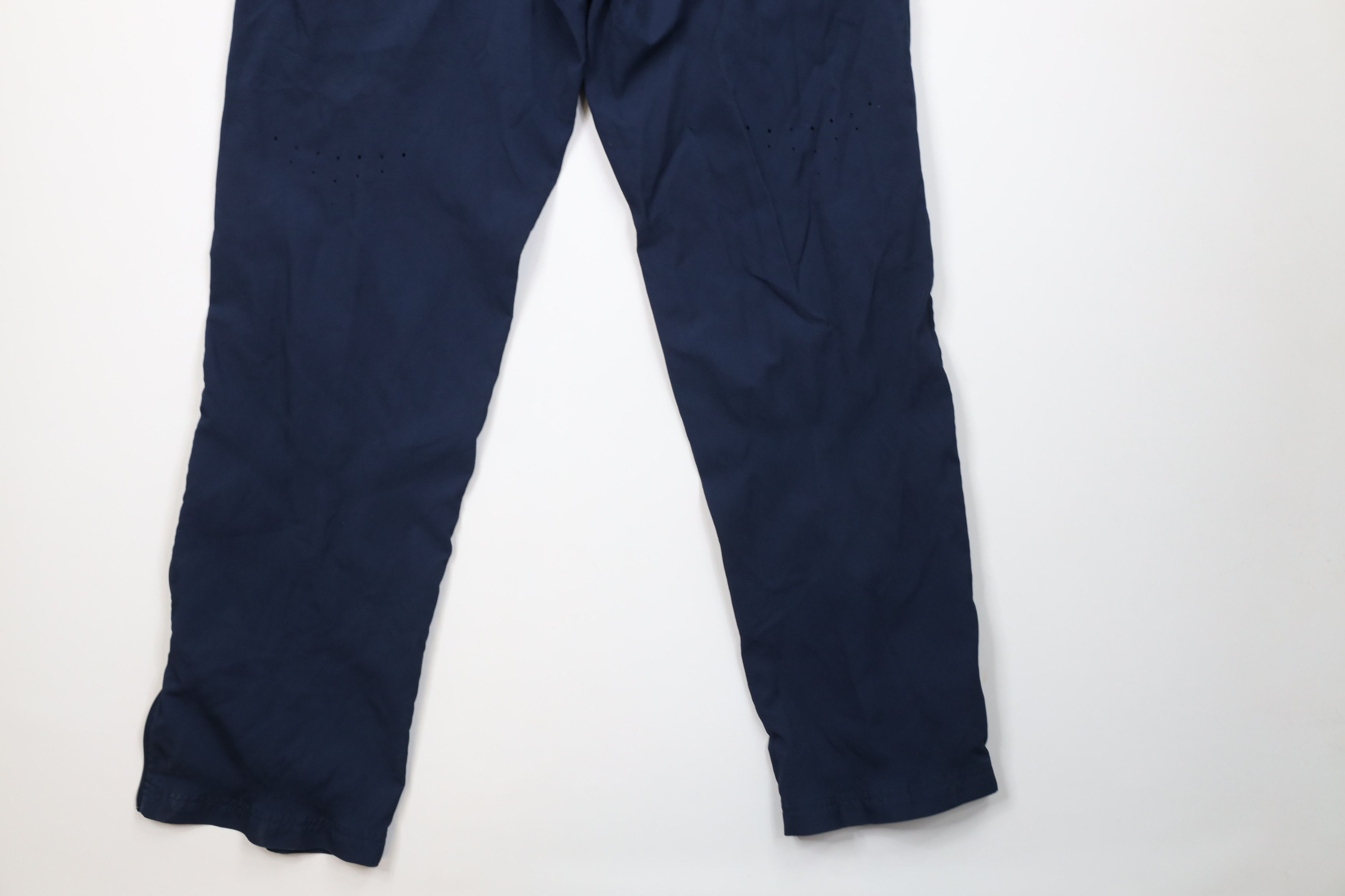 Nike Vintage Nike Mini Swoosh Ribbed Wide Leg Windbreaker Pants Size US 38 / EU 54 - 13 Thumbnail