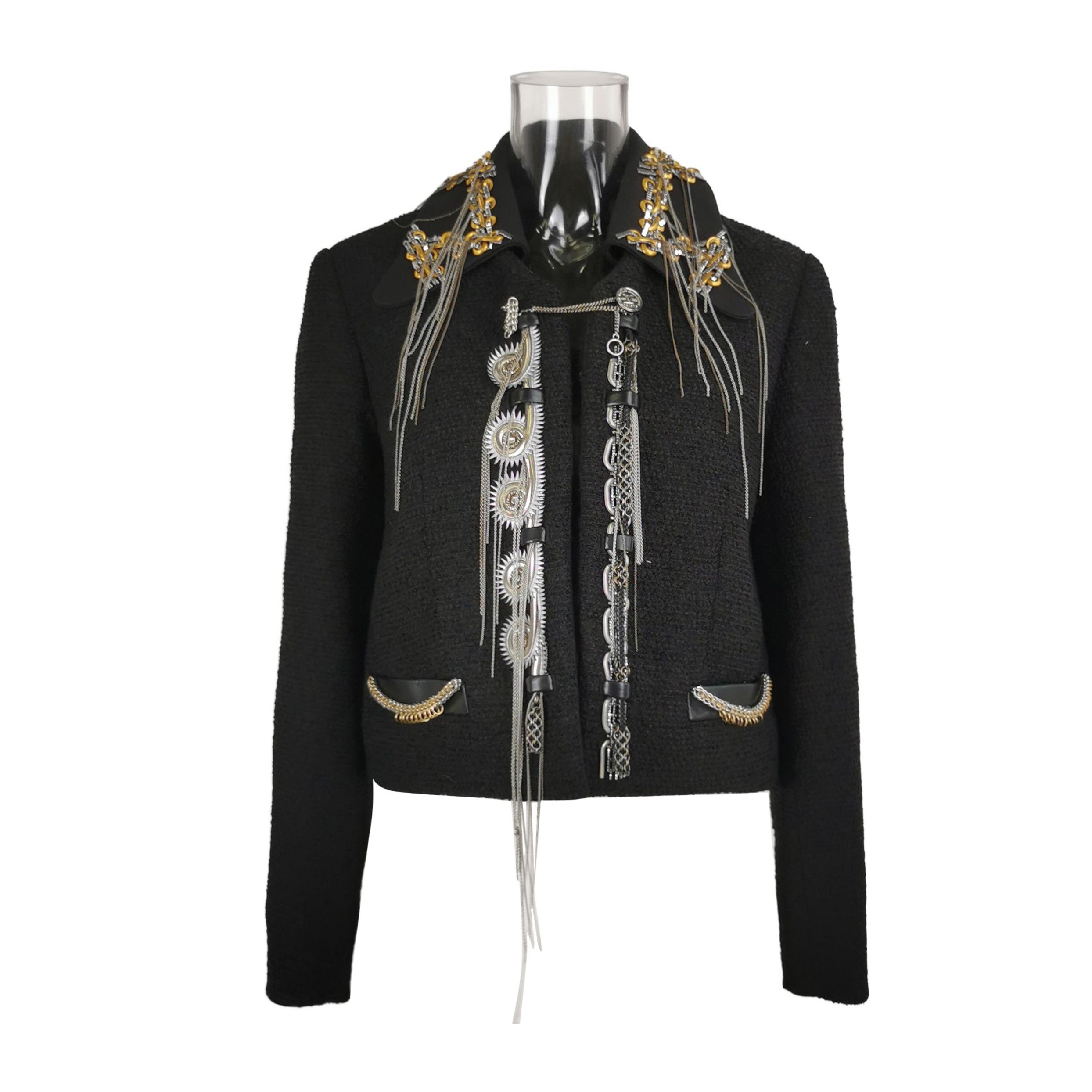 Louis Vuitton Louis Vuitton Chain Embellished Jacket Size 38 Size S / US 4 / IT 40 - 1 Thumbnail