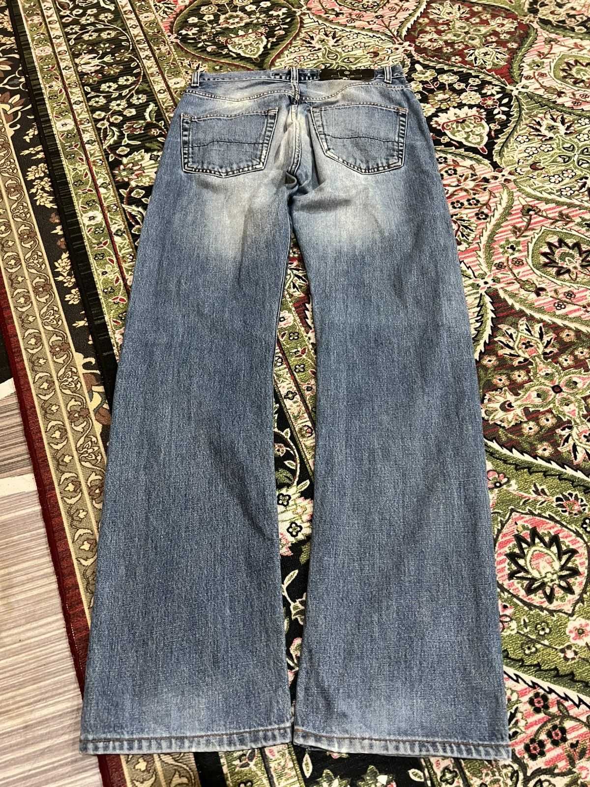 Designer × Stone Island Vintage Stone Island Faded Jeans Size US 29 - 2 Thumbnail