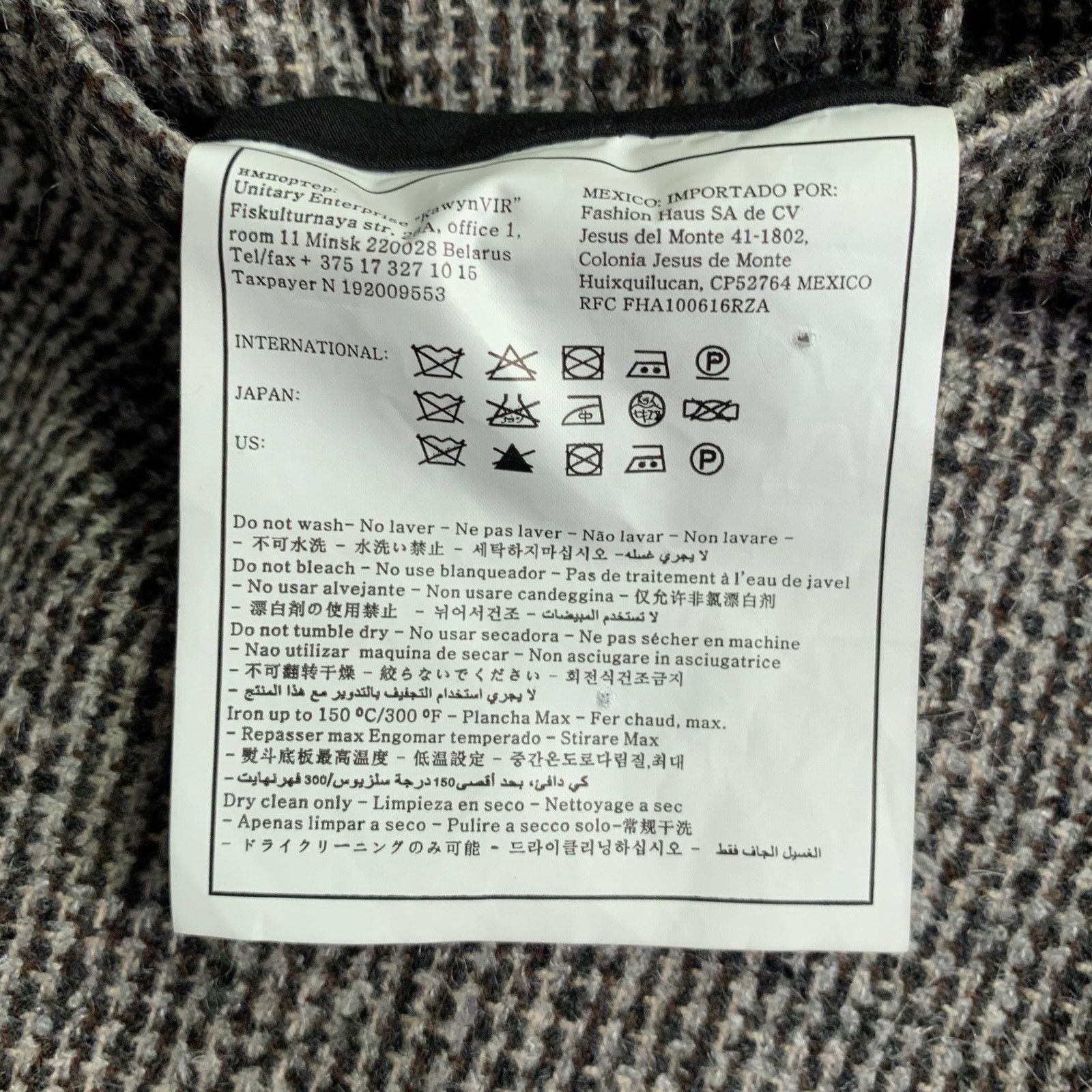 Suitsupply SUIT SUPPLY Size 46 Grey Charcoal Tweed Wool Blend Coat Size US XL / EU 56 / 4 - 9 Thumbnail