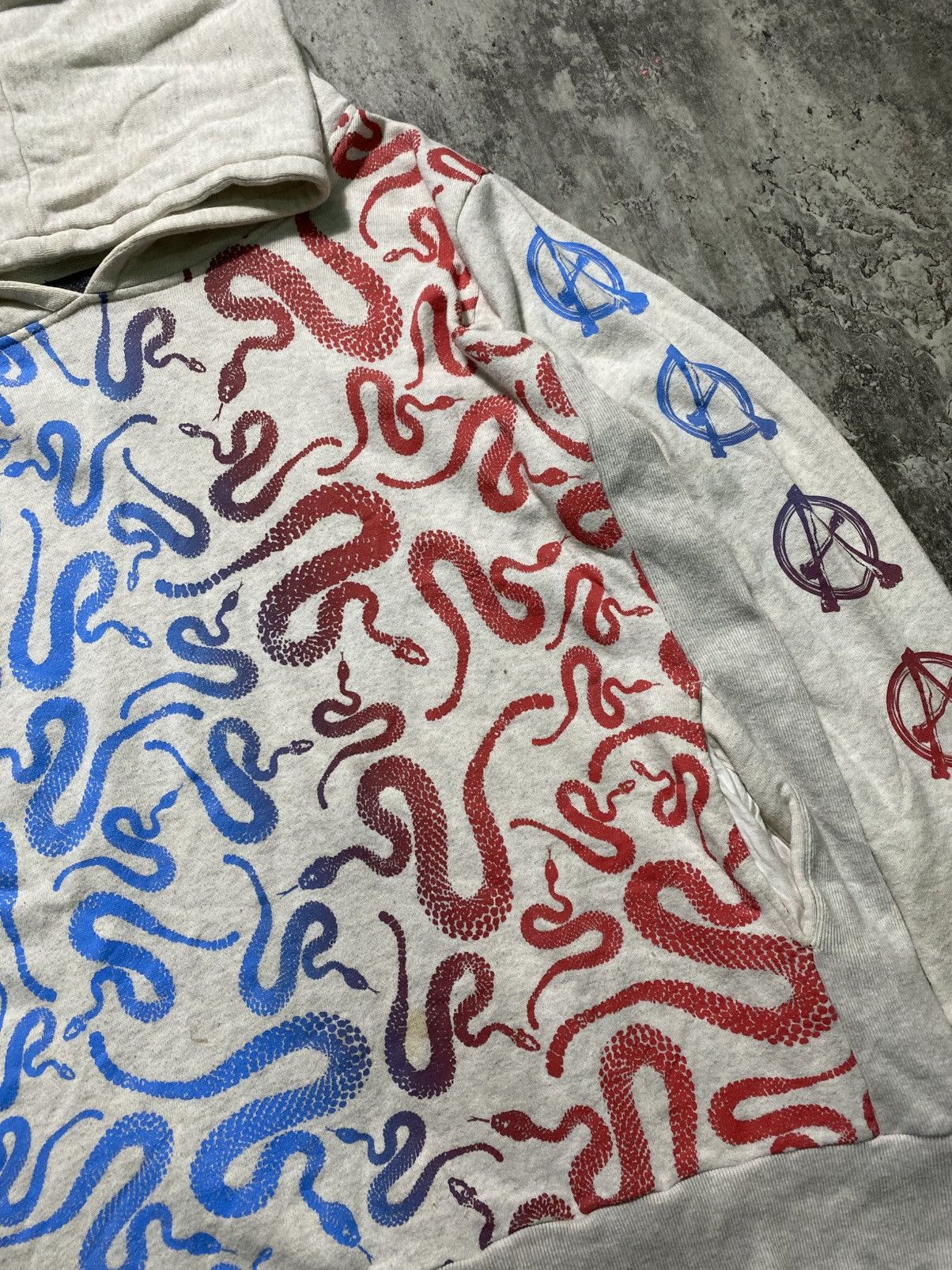 Designer × Japanese Brand × JieDa Jieda Japan Anarchy Snake Hoodie Size US M / EU 48-50 / 2 - 4 Thumbnail