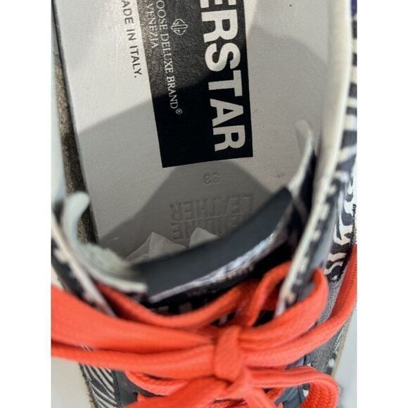 Golden Goose Golden Goose Superstar Zebra-Striped Sneakers Size 38 Size US 8 / IT 38 - 8 Thumbnail