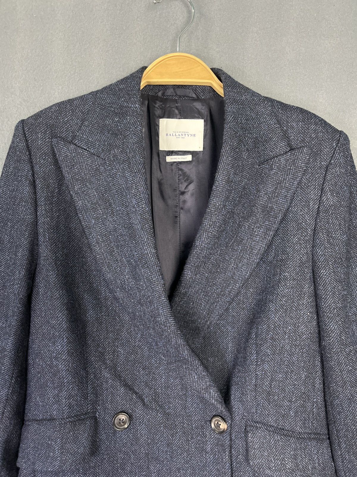 Ballantyne 🔥Last Drop🔥 Ballantyne Herringbone Blazer Made in Italy Size 40R - 3 Thumbnail