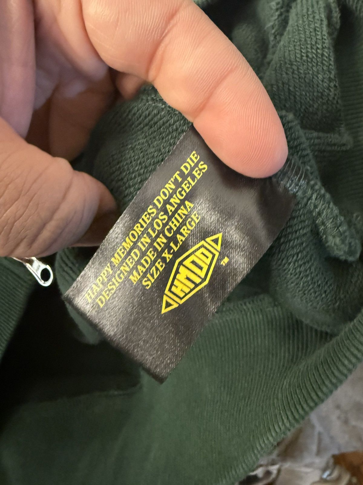 HMDD HMDD Crystal Zip Up Green Bean Size XL Size US XL / EU 56 / 4 - 10 Thumbnail