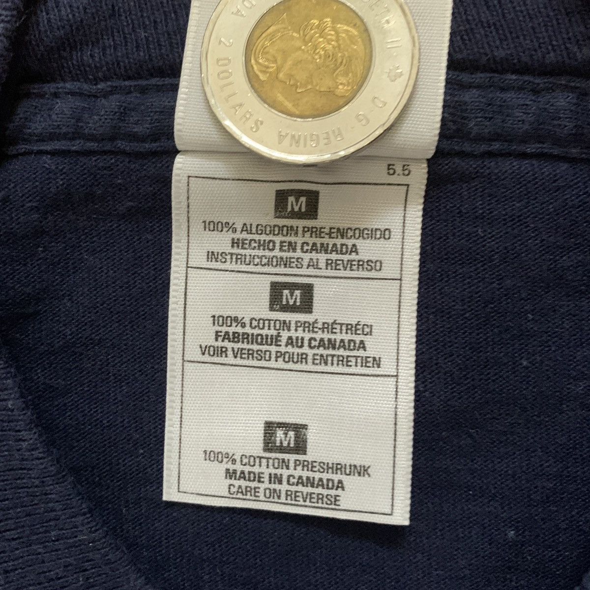 Fruit Of The Loom × Vintage Rocky Mountaineer Railtours Canada Embroidered Graphic Tee Size US M / EU 48-50 / 2 - 6 Thumbnail