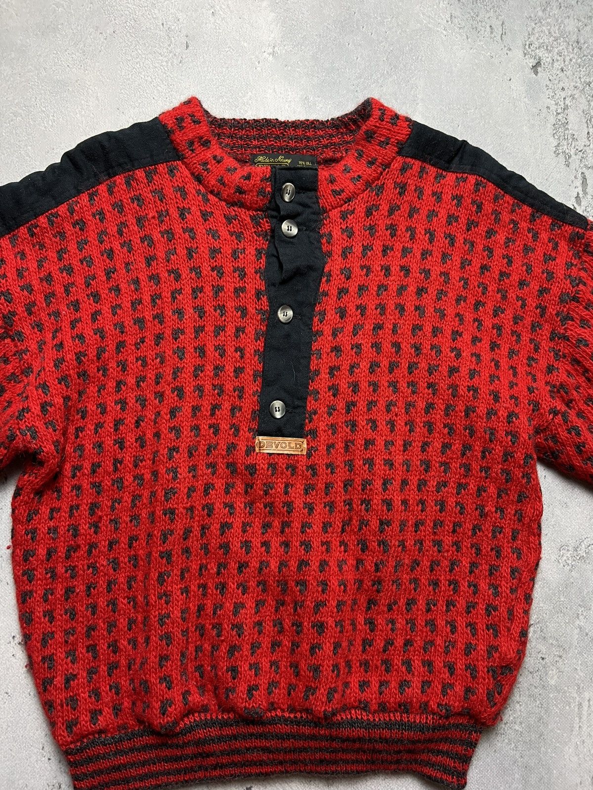 Dale Of Norway Vintage Devold Made In Norway Crazy Wool Warm Sweater y2k Size US L / EU 52-54 / 3 - 8 Thumbnail