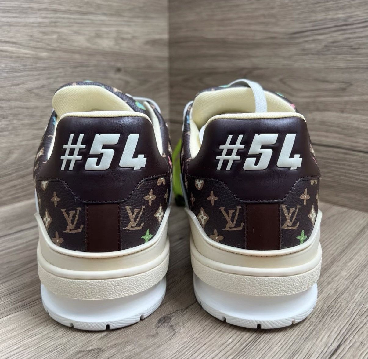 Louis Vuitton Louis Vuitton Tyler Collaboration Trainer Brown Sneakers J41 Size US 9 / EU 42 - 6 Thumbnail