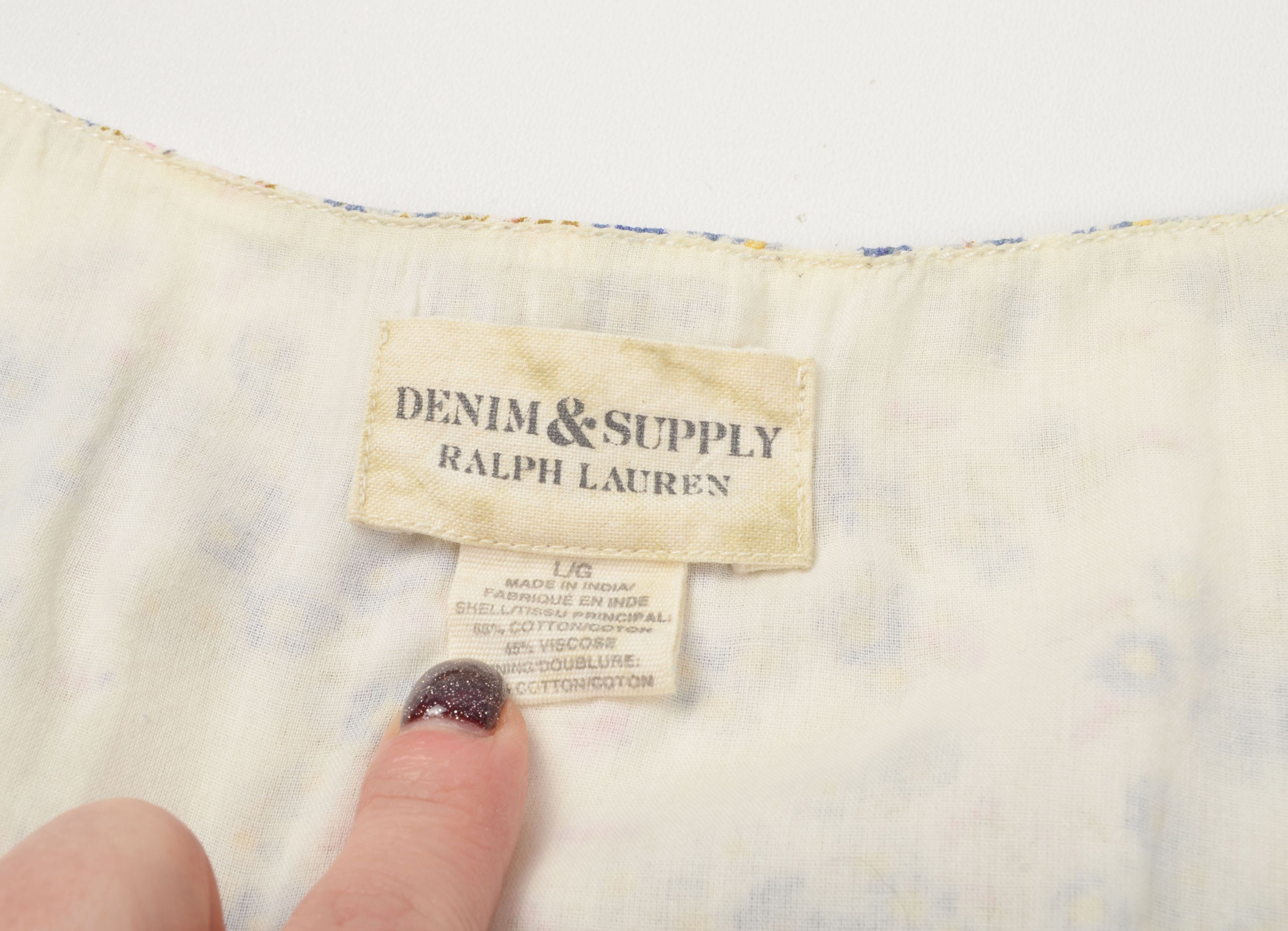 Denim & Supply Ralph Lauren Ralph Lauren Denim & Supply Floral Cottagecore Dress Size L / US 10 / IT 46 - 9 Thumbnail