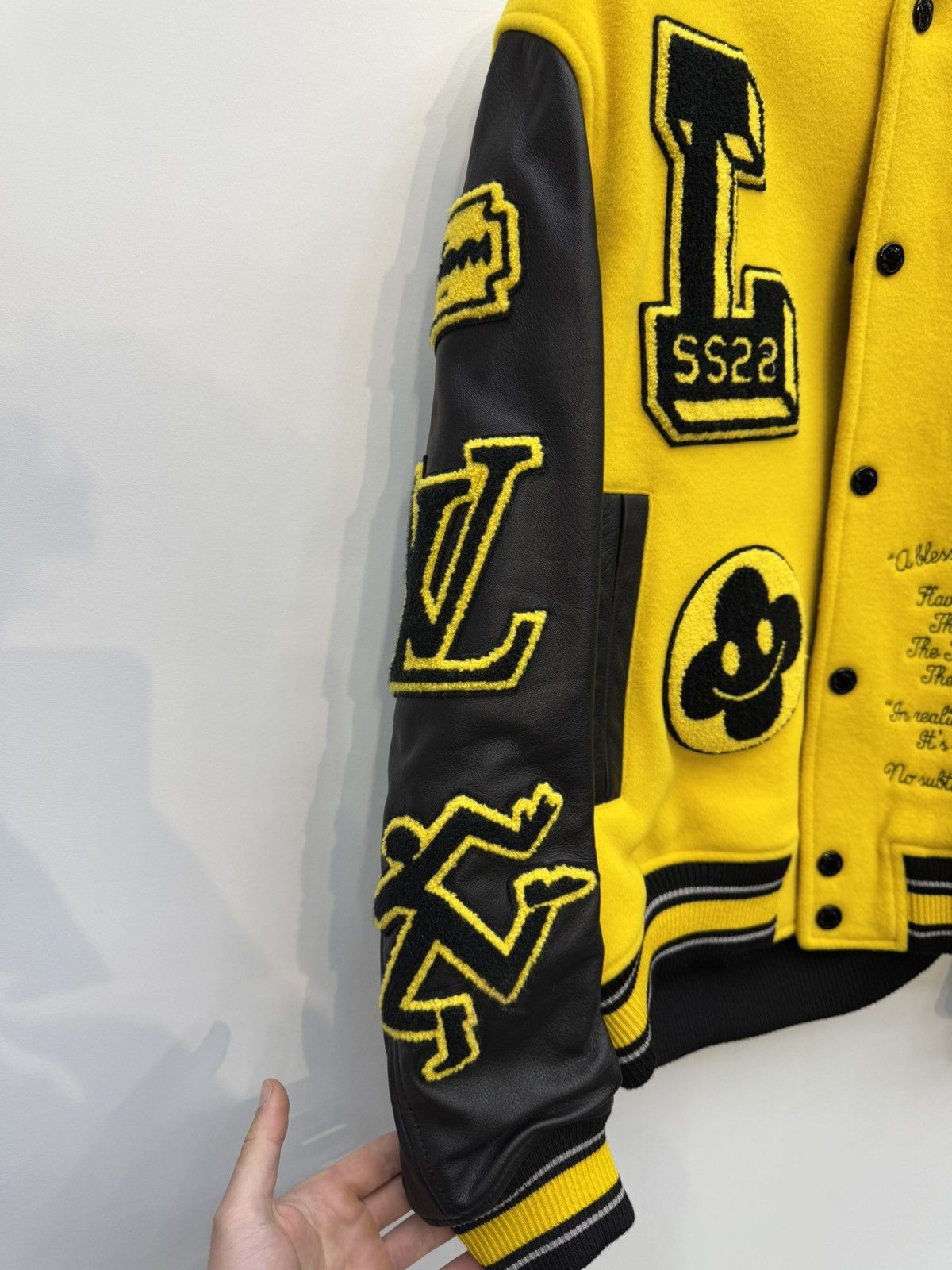 Louis Vuitton Louis Vuitton Varsity Jacket Yellow Size US M / EU 48-50 / 2 - 6 Thumbnail