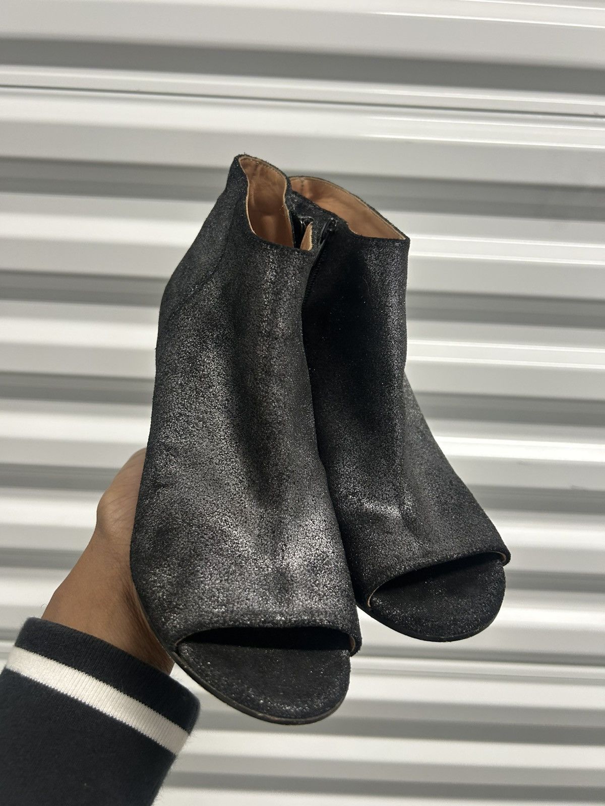 Maison Margiela Maison margiela Open Toes Glitter Heels Size US 6.5 / IT 36.5 - 3 Thumbnail