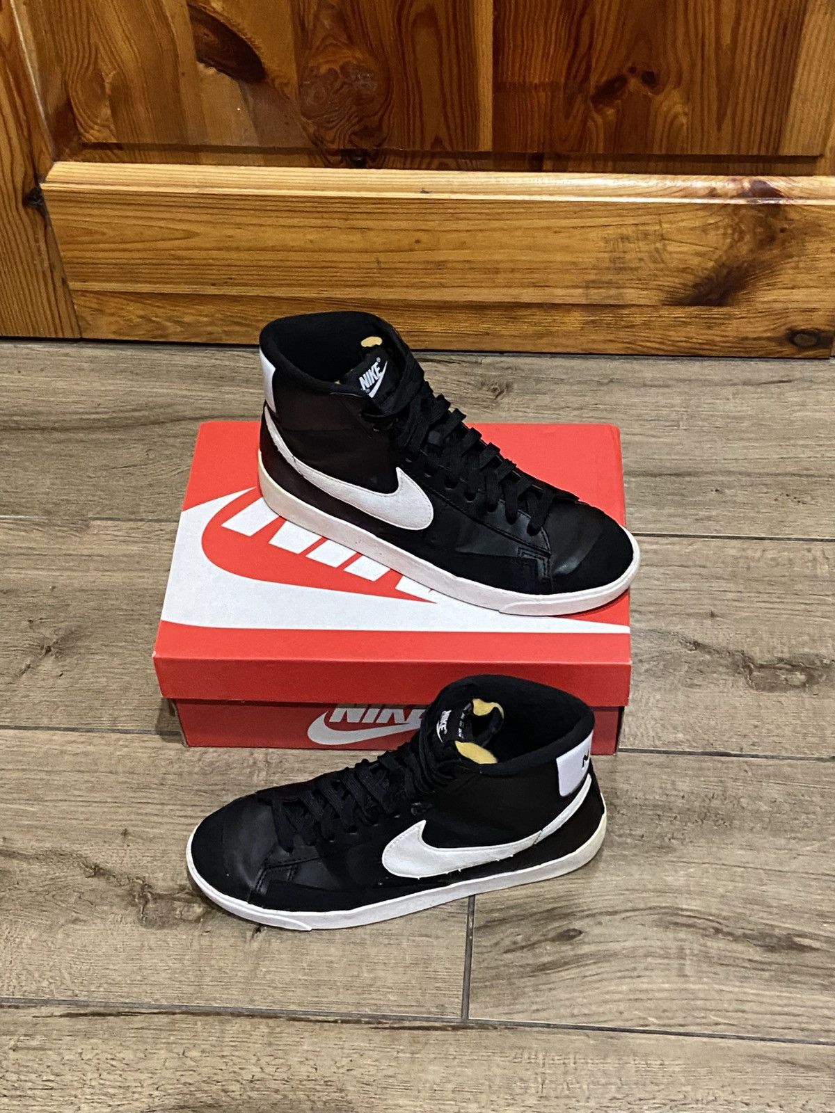 Nike nike blazer mid '77 black Size US 8.5 / IT 38.5 - 2 Thumbnail
