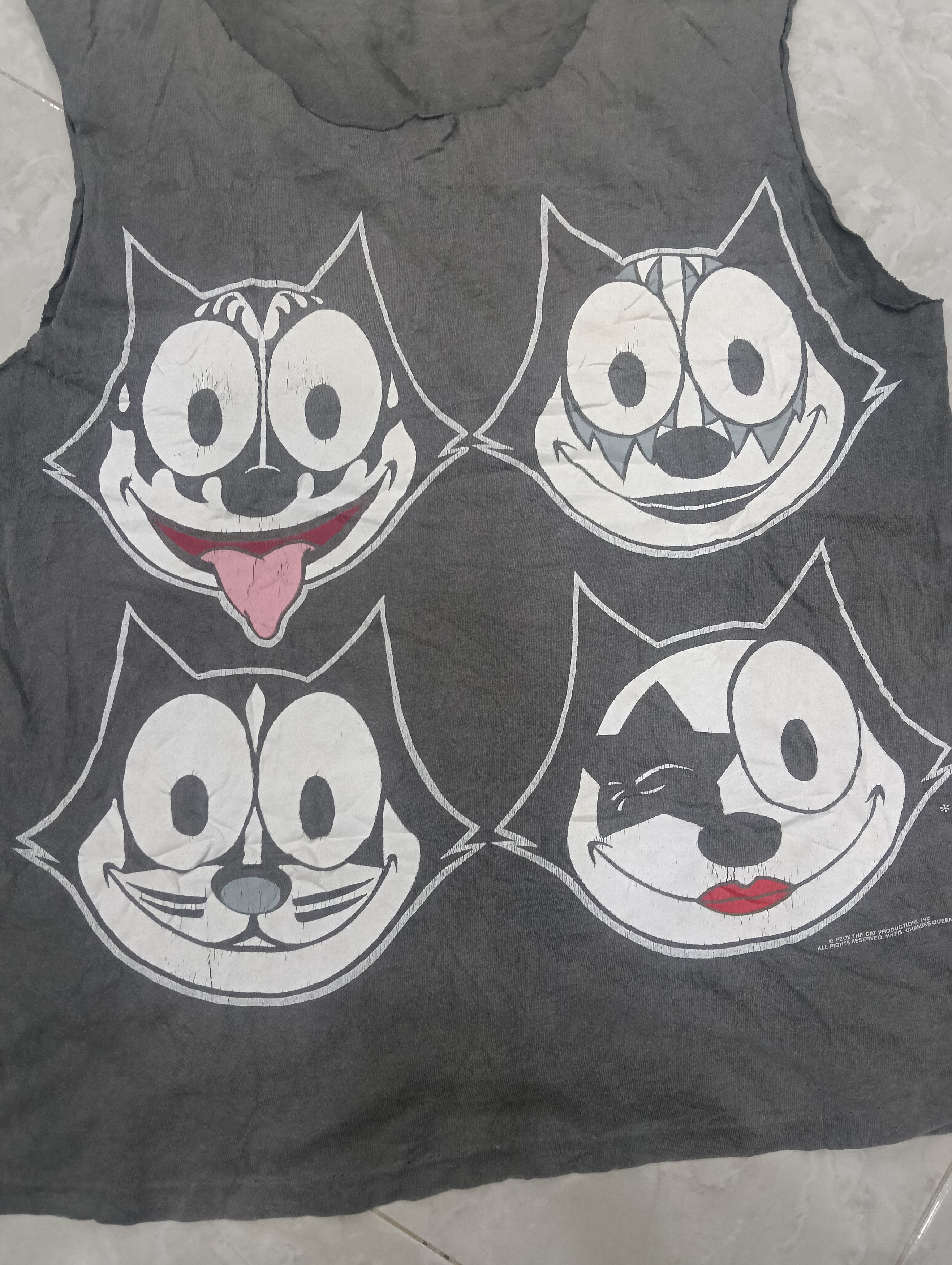 Felix True Vintage Felix The Cat X Kiss Sleeveless Size US L / EU 52-54 / 3 - 1 Thumbnail