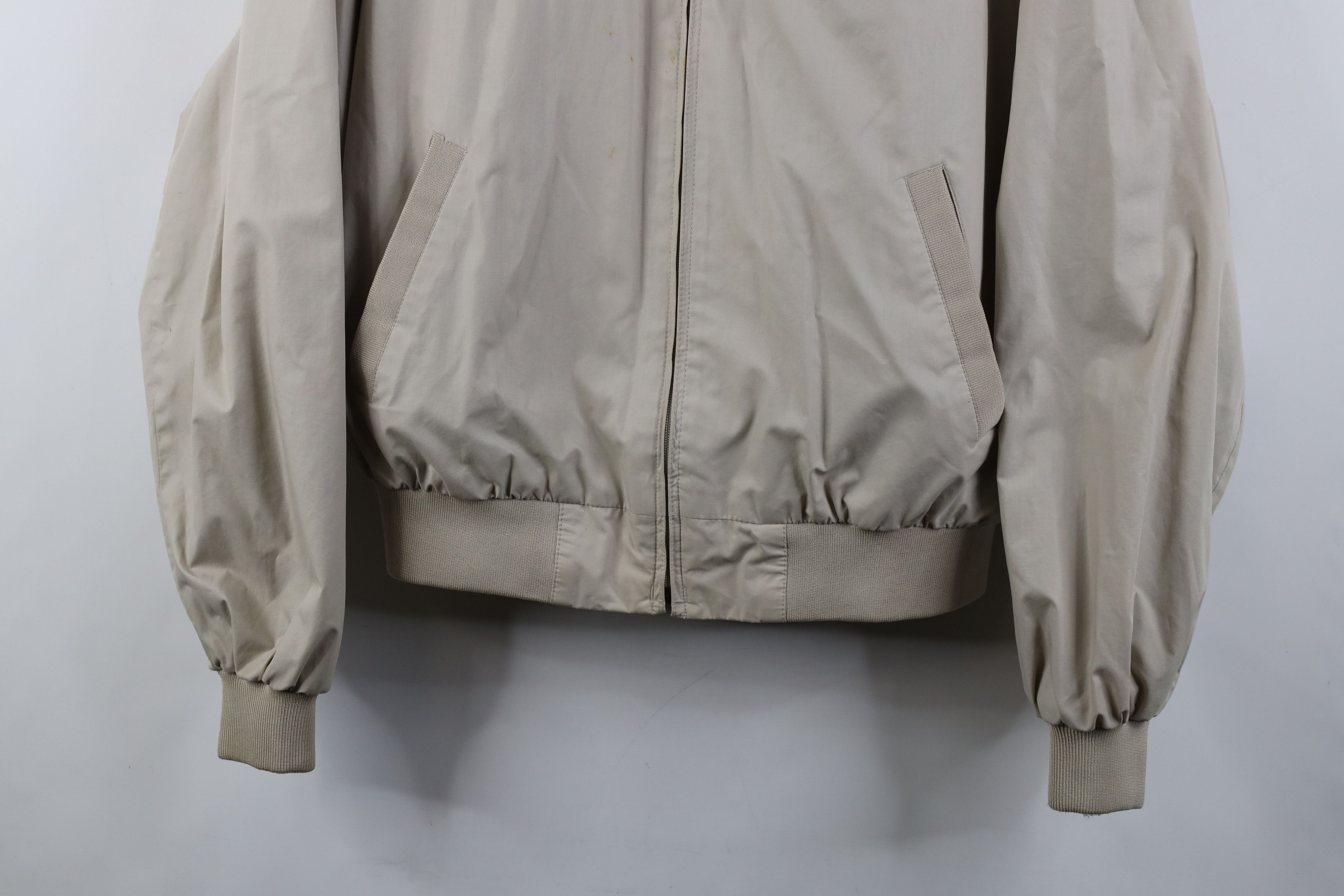 Vintage Vintage 80s 90s Streetwear Cafe Racer Bomber Jacket Beige Size US L / EU 52-54 / 3 - 3 Thumbnail