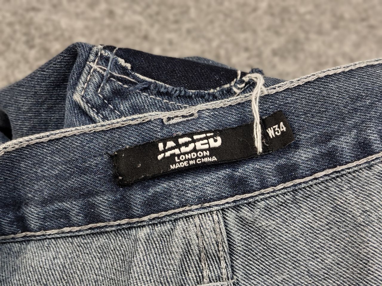 Jaded London × Vintage Vintage Japan Style Jaded london patchwork Denim Jeans Size US 34 / EU 50 - 8 Thumbnail