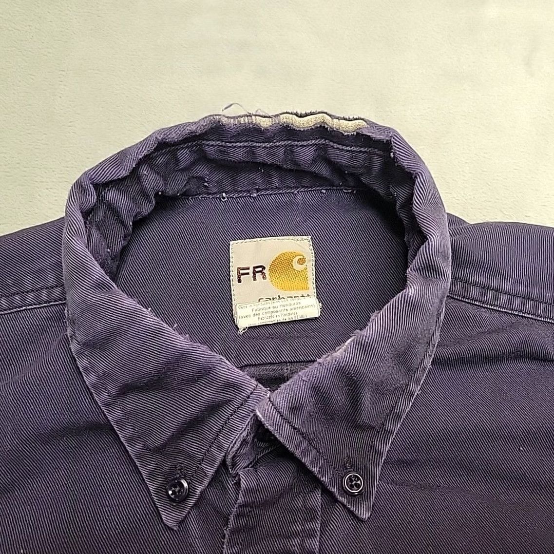 Carhartt Carhartt FR Shirt Men L Blue Flame Fire Resistant Long Sleeve Workwear Shirt Size US L / EU 52-54 / 3 - 4 Thumbnail