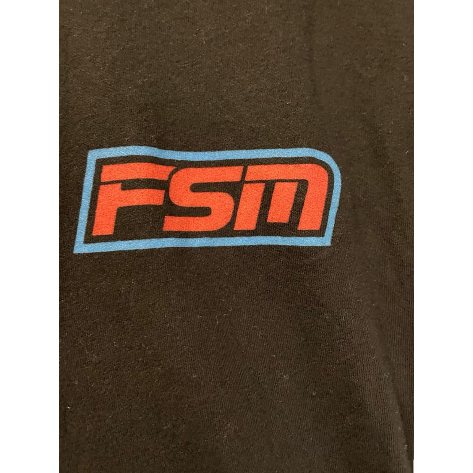 Vintage FSM Army Shirt Mens T-Shirt Black Size M Made In Usa 100% Cotton Y2k Alt Size US M / EU 48-50 / 2 - 2 Thumbnail