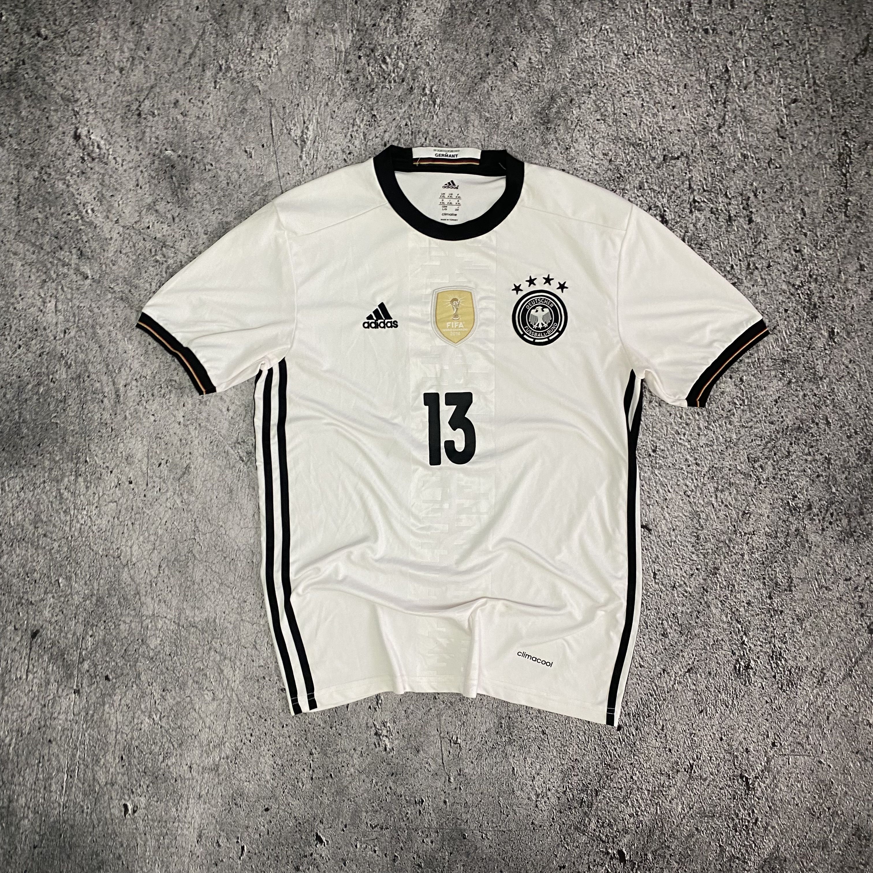 Adidas Germany Thomas Muller 13 Fifa World Cup Soccer Team Jersey Size US XXL / EU 58 / 5 - 2 Thumbnail