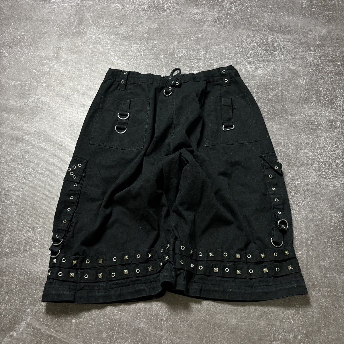 Japanese Brand Y2K tripp nyc type shorts avant garde gothic if six was nine Size US 31 - 2 Thumbnail
