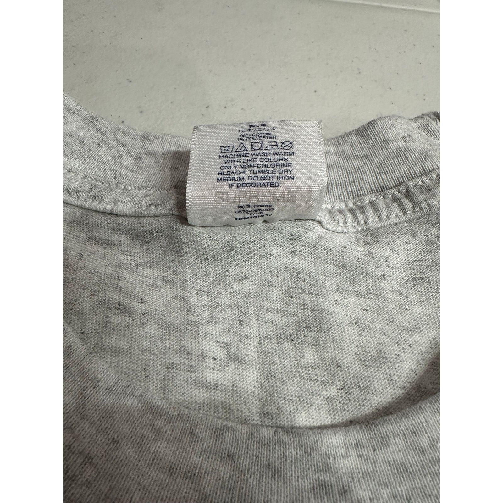 Supreme Supreme Futura Logo Tee in Ash Grey (XL) Size US XL / EU 56 / 4 - 4 Thumbnail