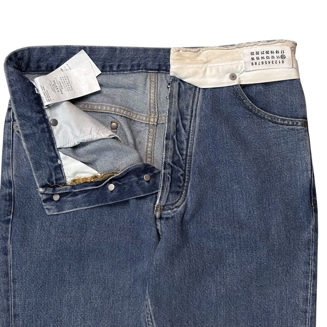 Maison Margiela Maison Margiela Deconstructed Waist Jeans - AW18 Size US 29 - 5 Thumbnail