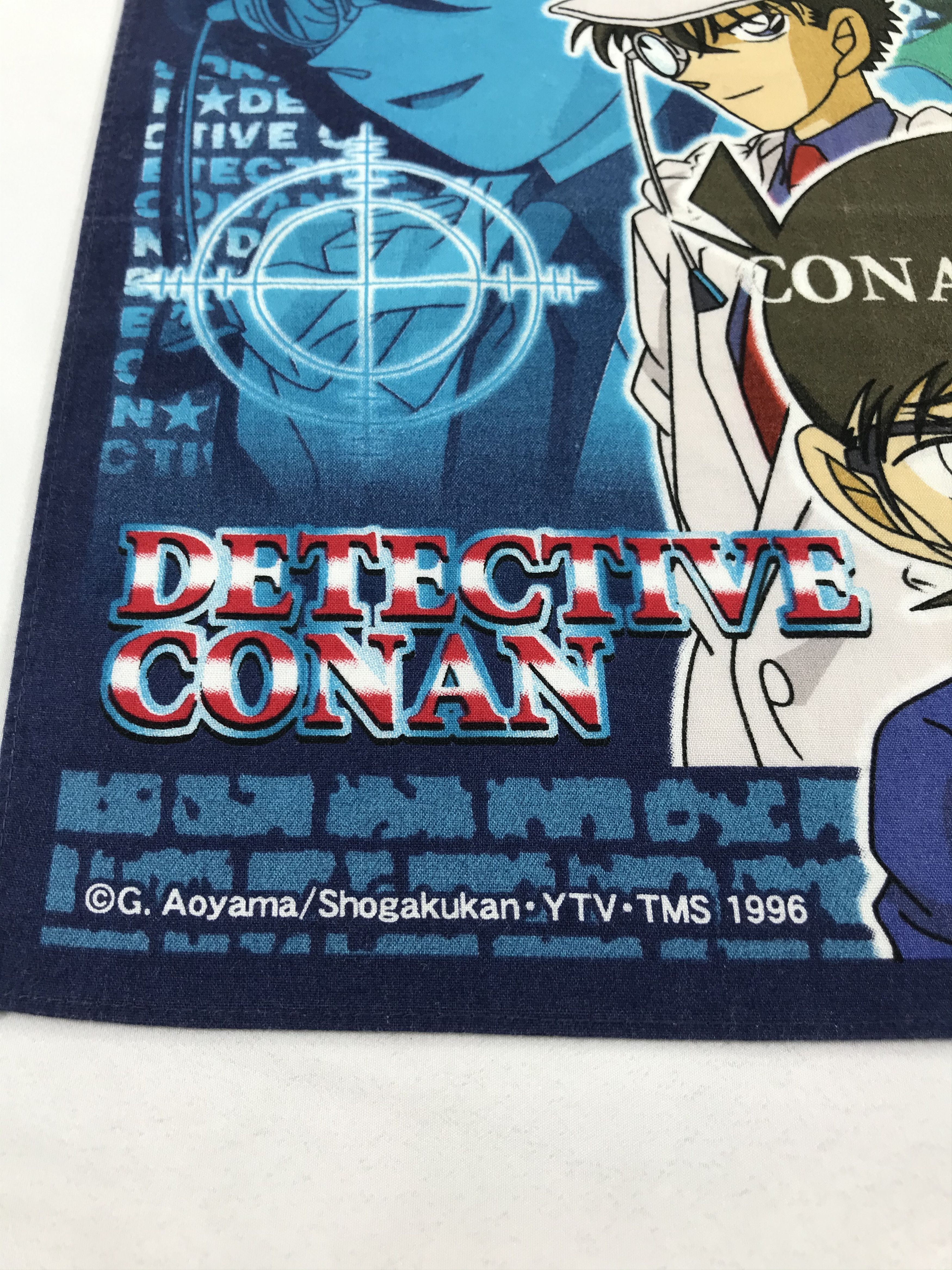 Anime × Japanese Brand × Vintage Detective Conan Handkerchief Neckerchief Bandana X16 Size ONE SIZE - 2 Thumbnail