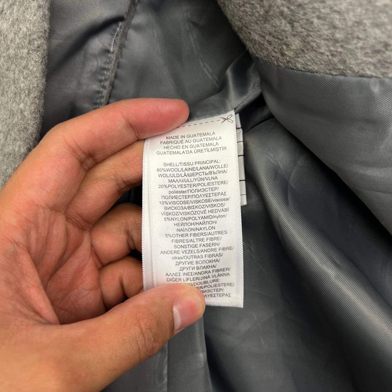 Lauren Ralph Lauren Lauren Ralph Lauren Reefer Coat Women 12 Gray 3-Button Wool Size XL / US 12-14 / IT 48-50 - 4 Thumbnail