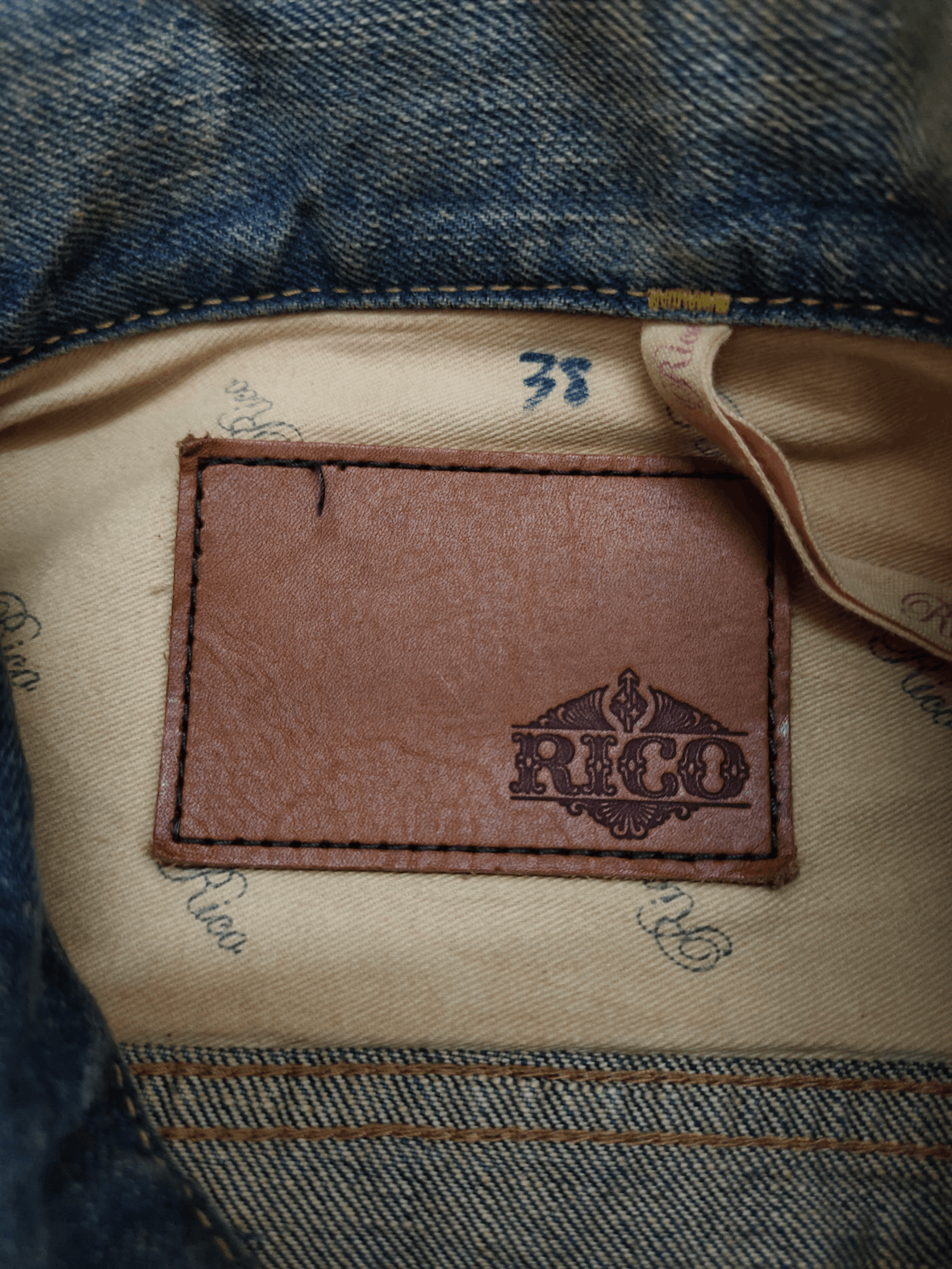 If Six Was Nine Rico Japan Double Pocket Distress Faded Denim Jacket Size US M / EU 48-50 / 2 - 7 Thumbnail
