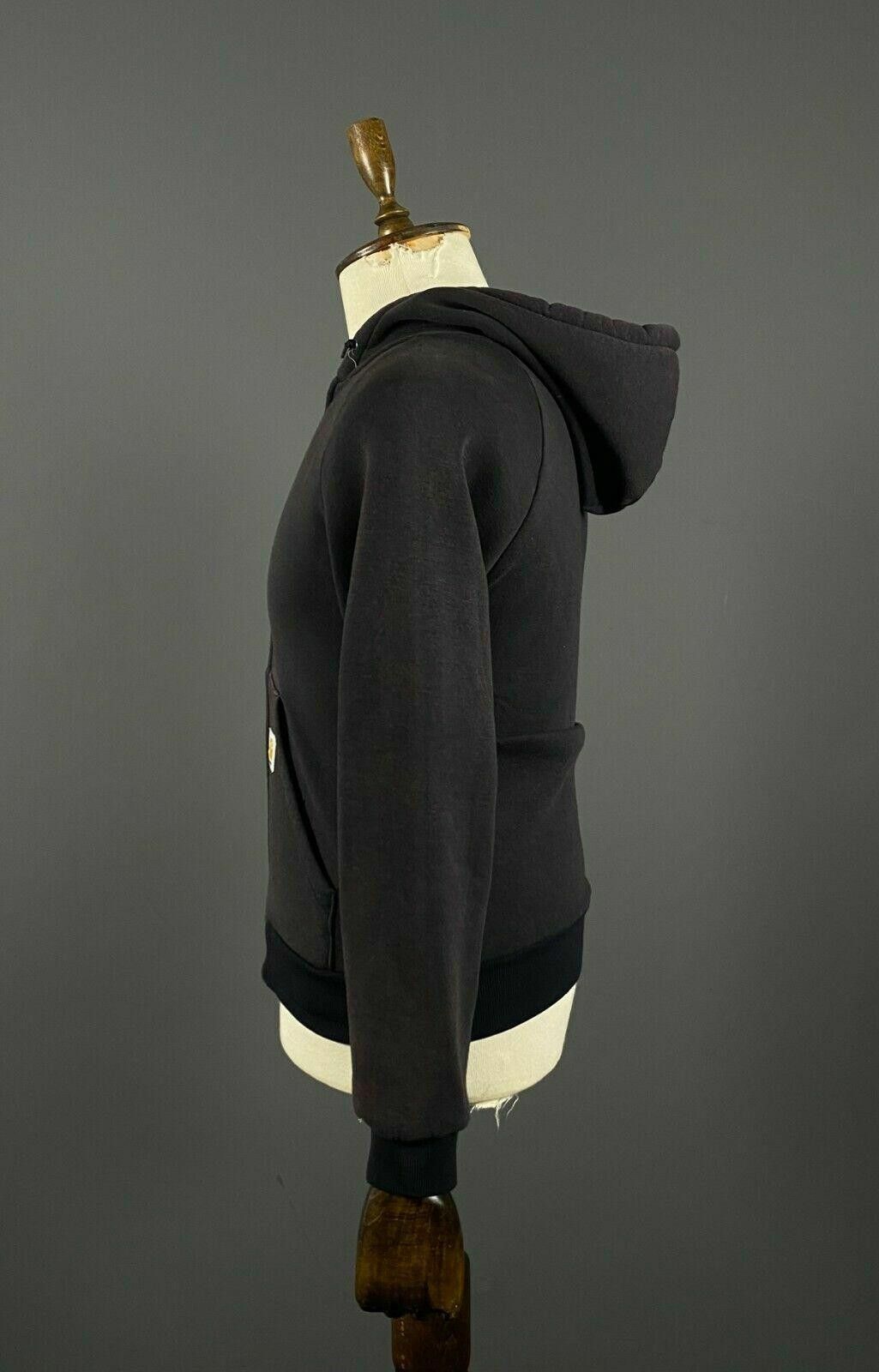 Carhartt Wip Ladies Carhartt WIP Black Zip Up Fleece Hoodie Sweater Size M / US 6-8 / IT 42-44 - 6 Thumbnail