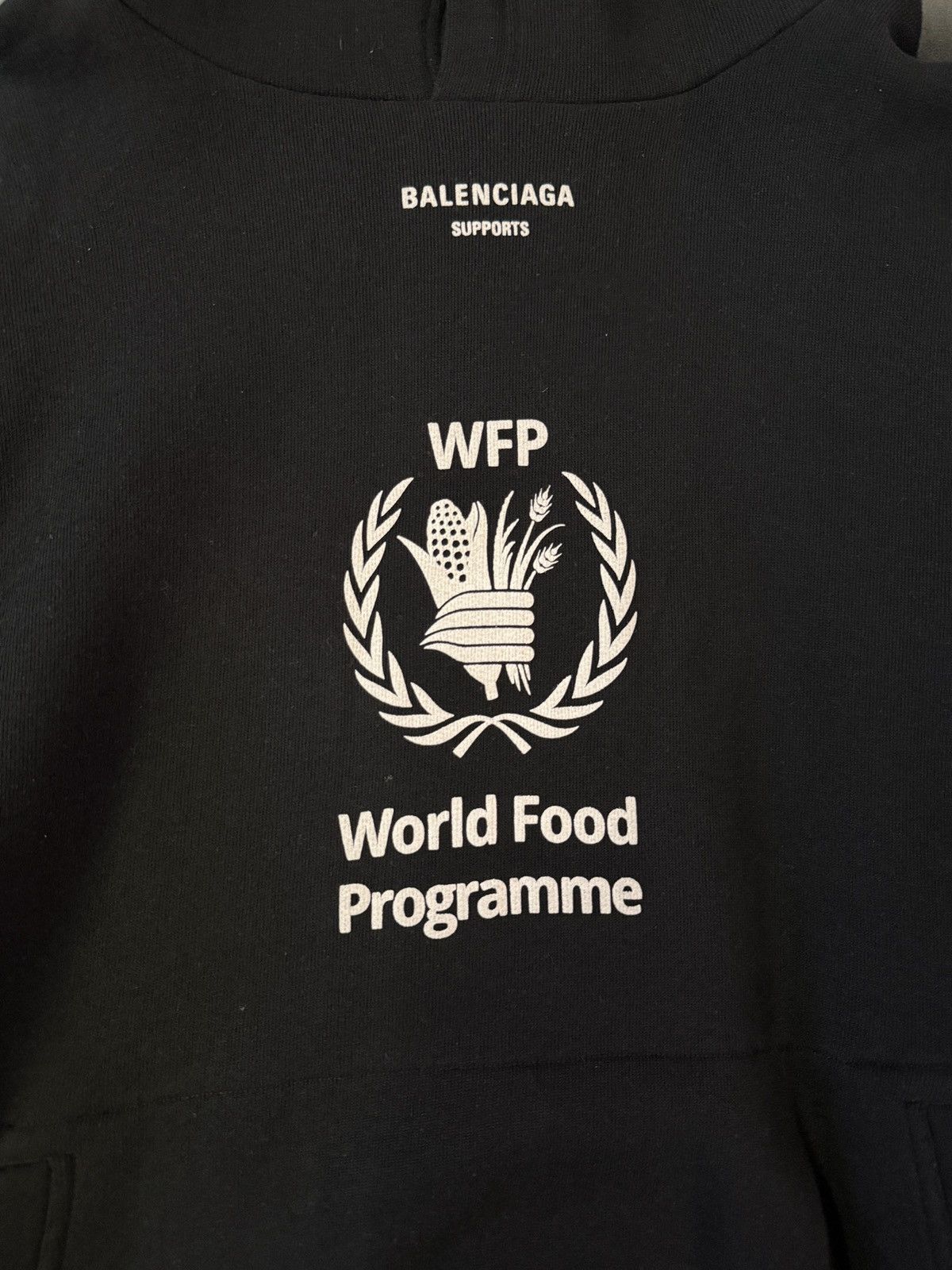 Balenciaga Balenciaga World Food Program Hoodie XS preowned Size US XS / EU 42 / 0 - 4 Thumbnail