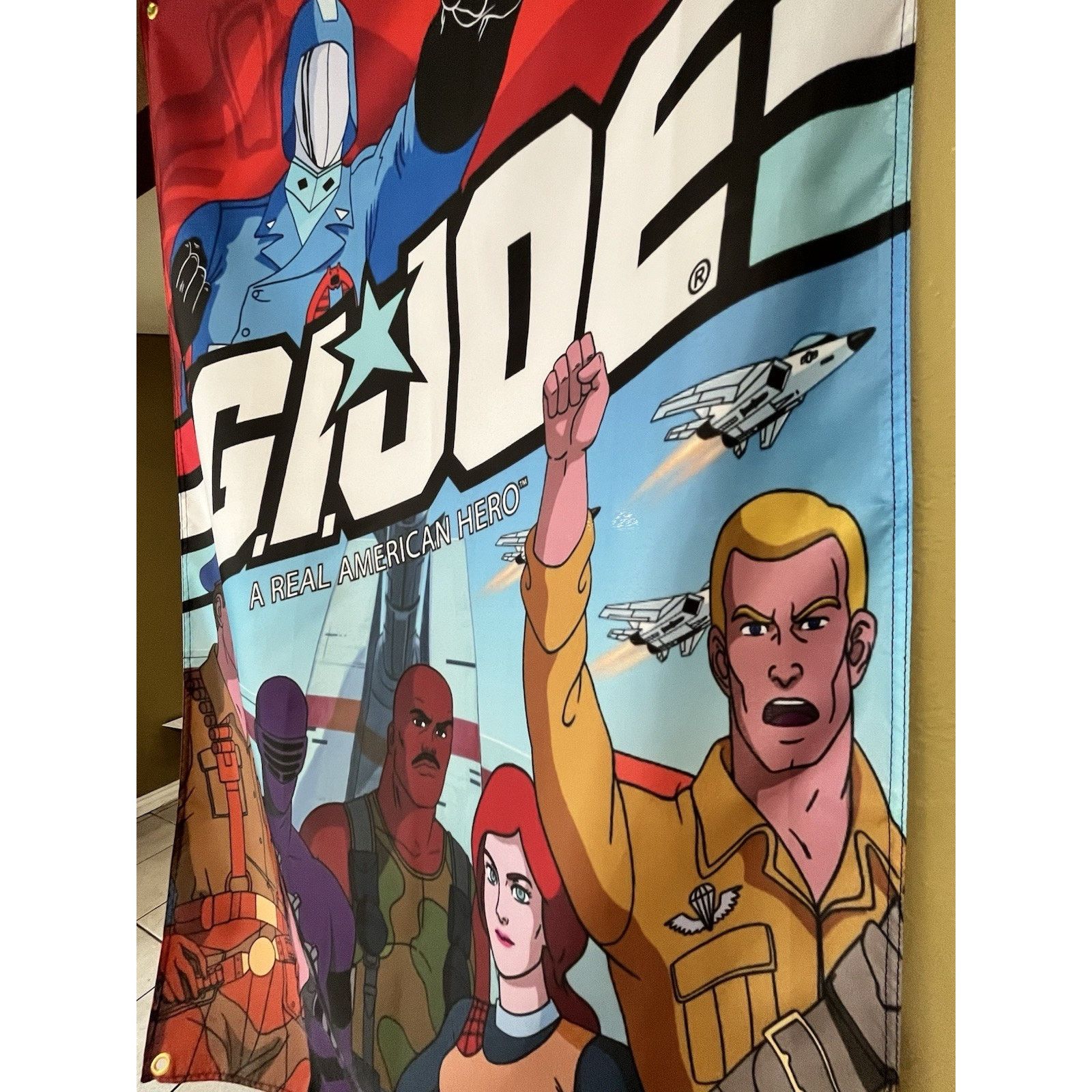 Other GIANT 5FT G.I. Joe: A Real American Hero Flag Movie Cobra Size ONE SIZE - 3 Thumbnail