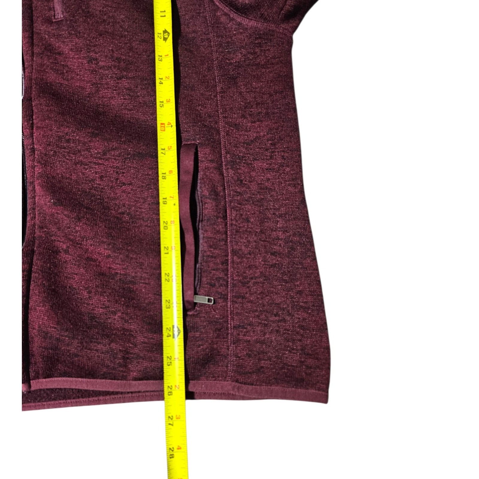 U.S. Polo Assn. US Polo Assn Burgundy Full Zip feece Sweater Jacket Mens L Size US L / EU 52-54 / 3 - 6 Thumbnail