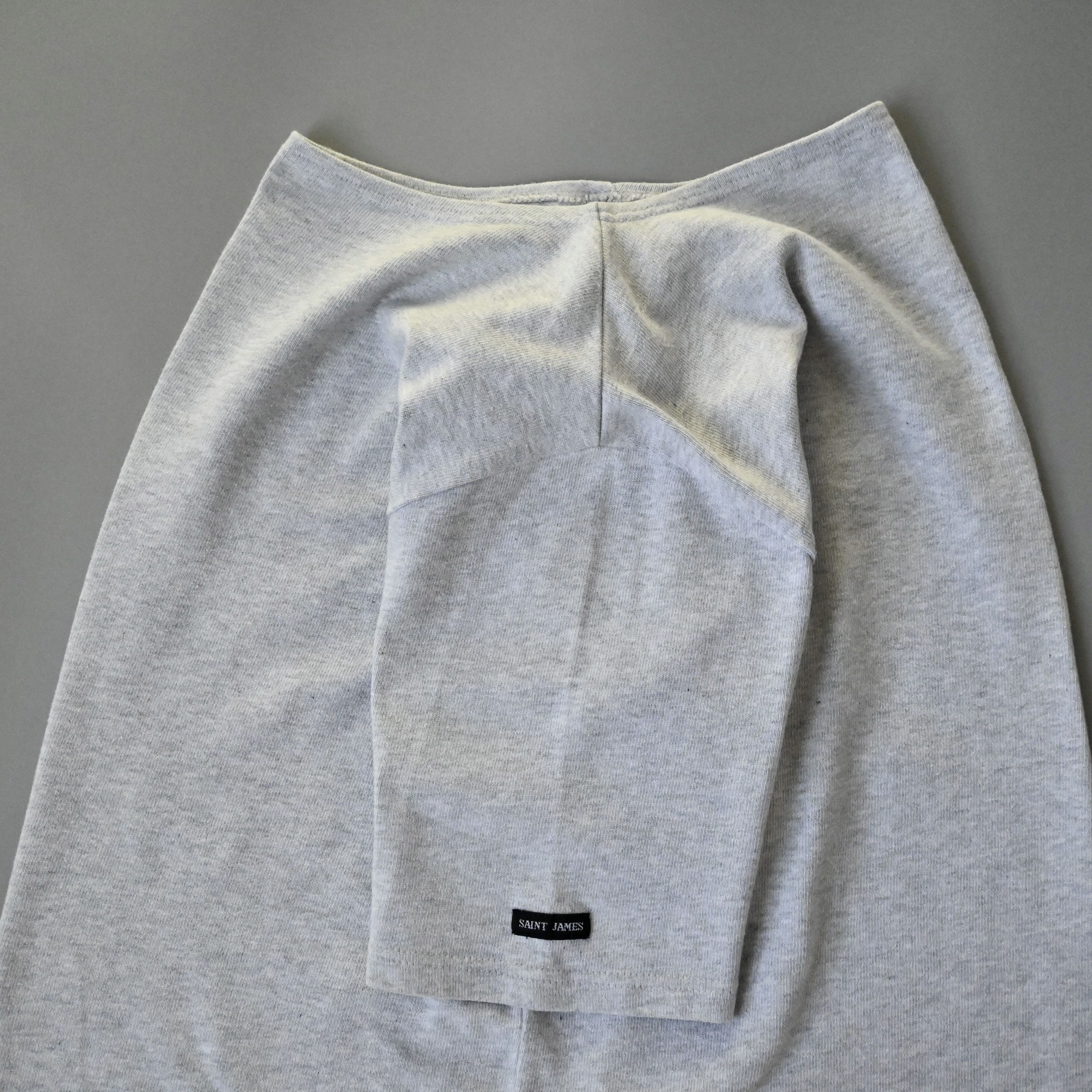 Saint James SAINT JAMES heavyweight cotton shirt, soild ash gray, 4 Size US M / EU 48-50 / 2 - 1 Thumbnail