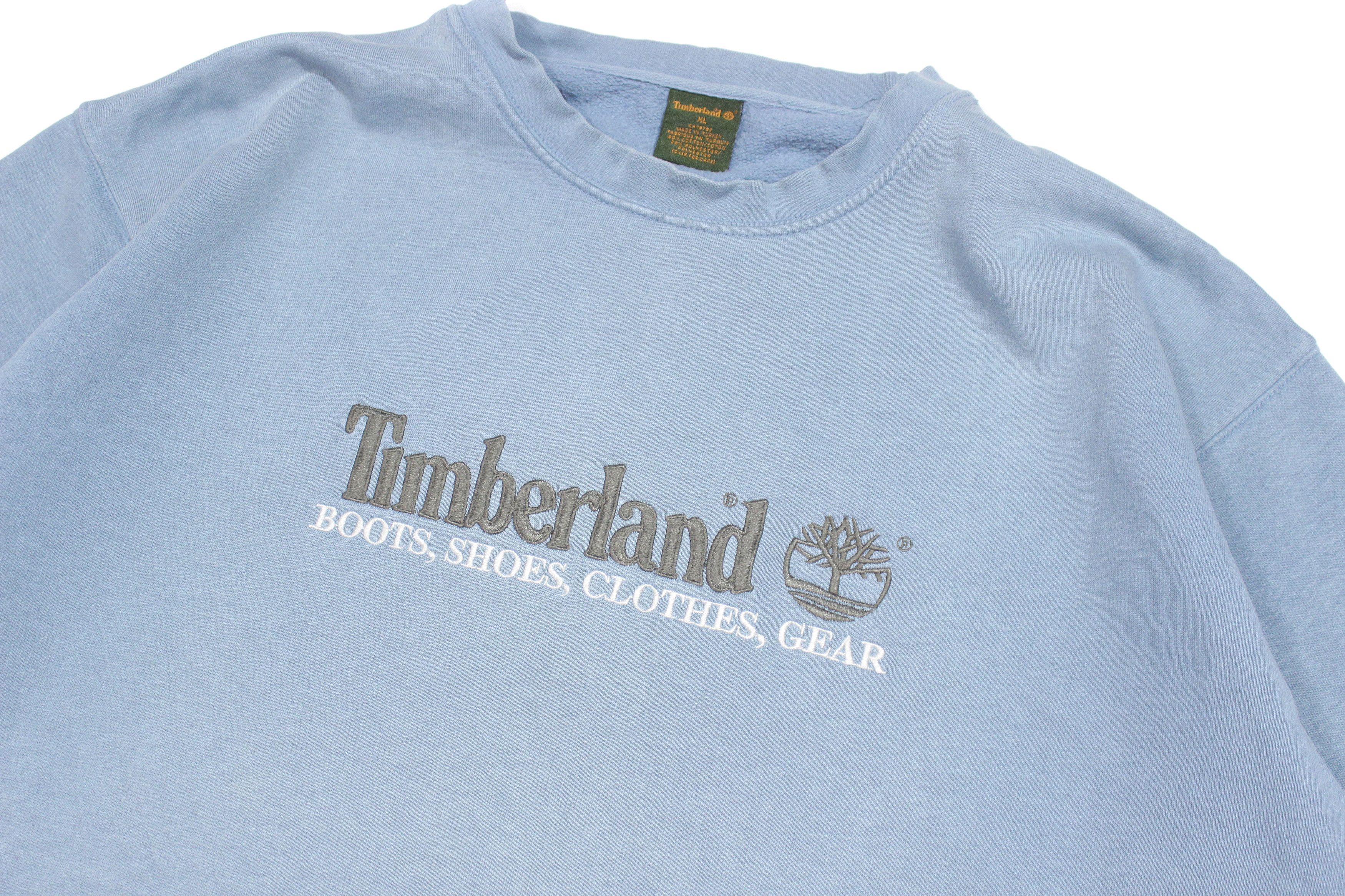 Timberland 90S Embroidered Big Logo Sweatshirt Size US XL / EU 56 / 4 - 3 Thumbnail