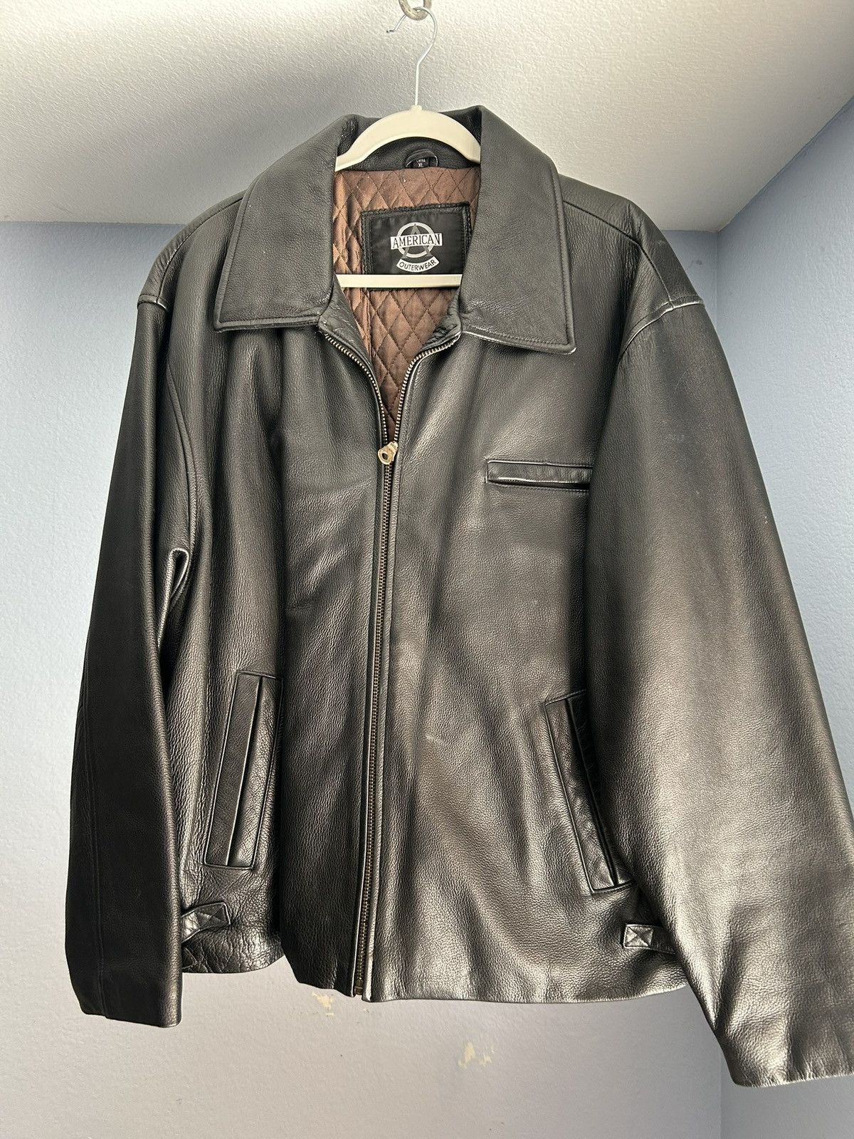 Other Vintage American Outwear leather jacket Size US XL / EU 56 / 4 - 1 Thumbnail