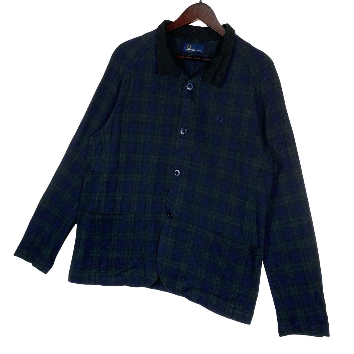 Fred Perry Fred Perry Tartan Check Button Up Jacket Size US XL / EU 56 / 4 - 3 Thumbnail