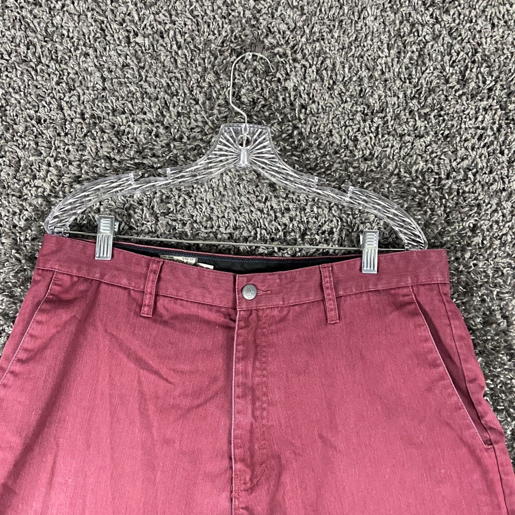 Volcom VOLCOM Chino Shorts Men’s 36 Red Size US 36 / EU 52 - 4 Thumbnail
