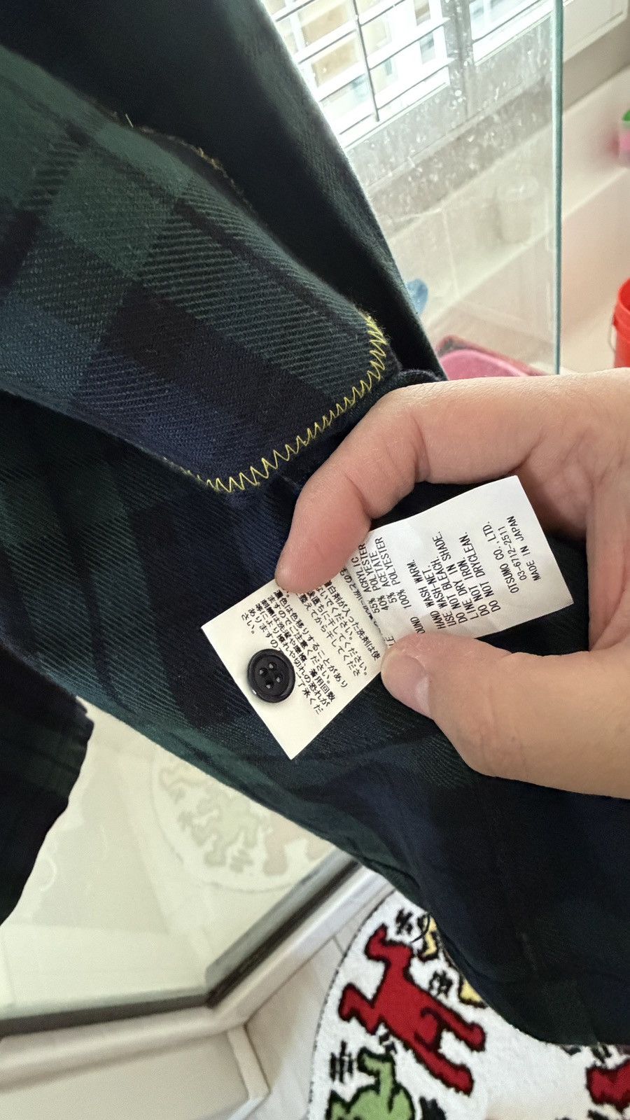 Cactus Plant Flea Market Cactus Plant Flea Market Plaid Jacket Face Zip Men's Size 3 Size US L / EU 52-54 / 3 - 4 Thumbnail