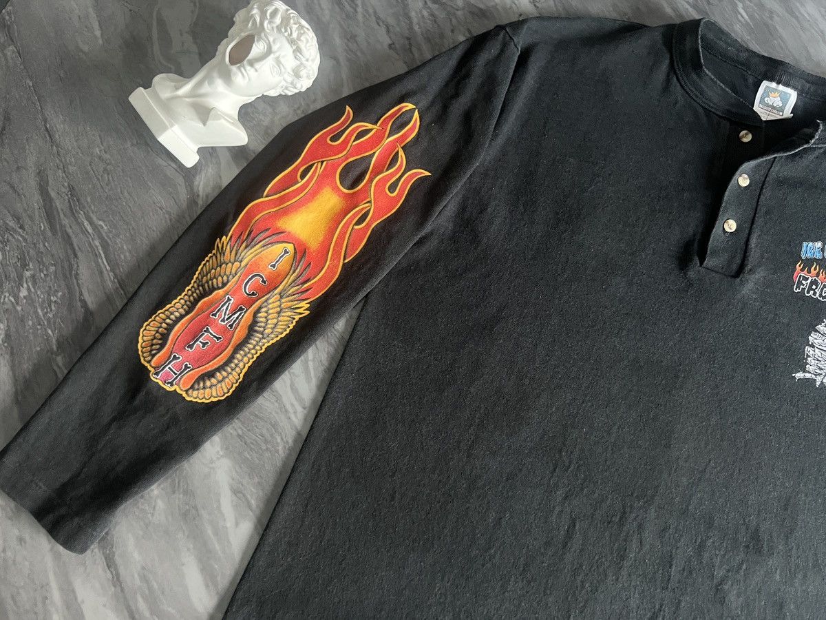 Other Cotton Deluxe : Ice Cream Hell Flame ICMFM Long Sleeve Size US L / EU 52-54 / 3 - 4 Thumbnail