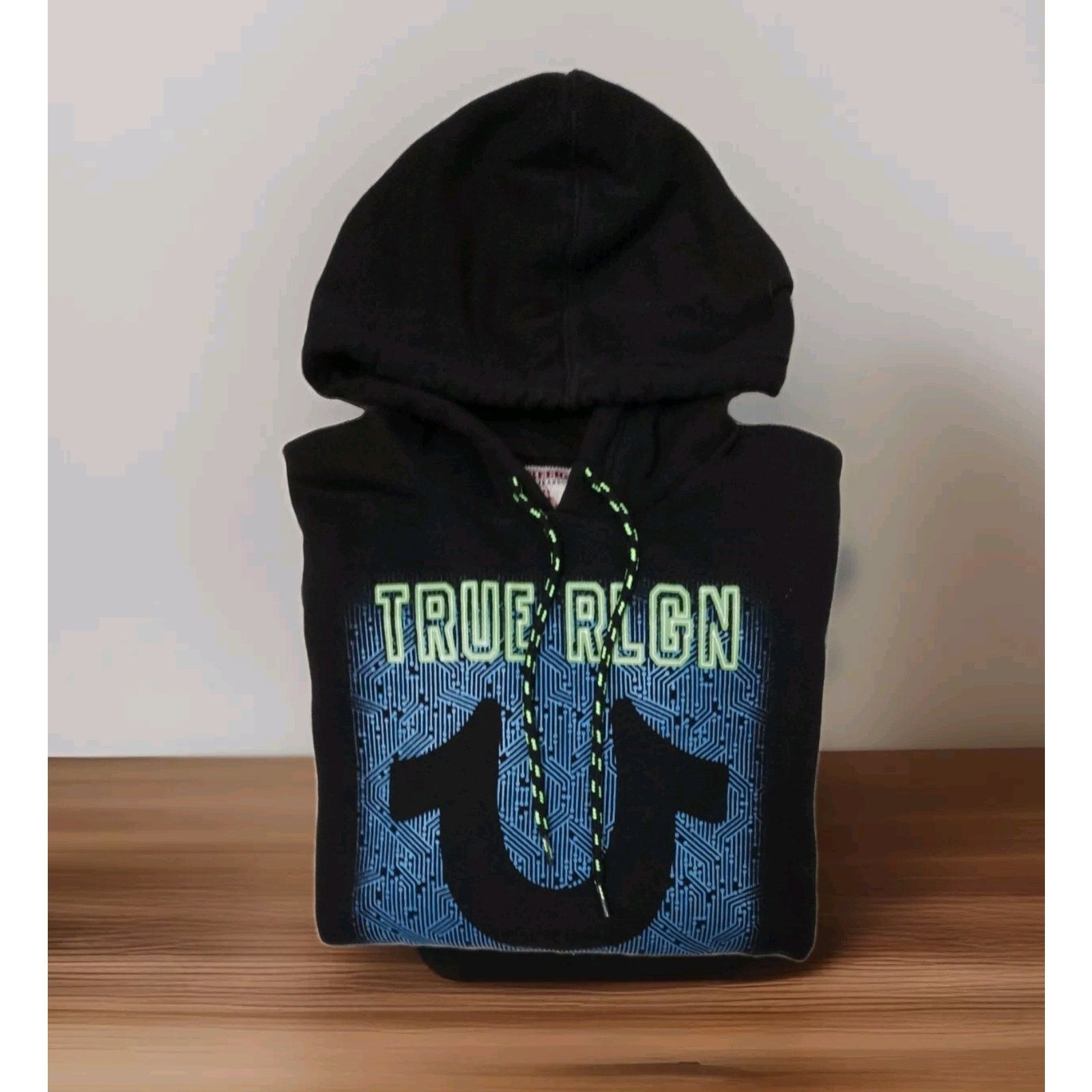 True Religion True Religion Men's Logo Pullover Hoodie Sweatshirt Black L Size US L / EU 52-54 / 3 - 1 Thumbnail