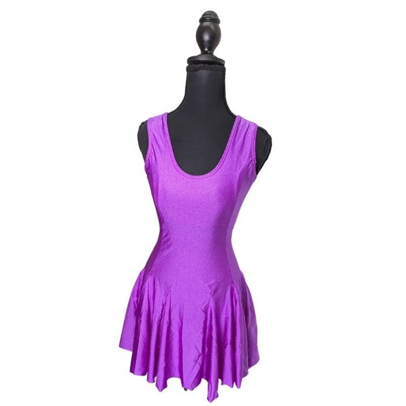 Vintage Vintage Baltogs Purple Fit-And-Flare Dancewear Dress Size M / US 6-8 / IT 42-44 - 1 Thumbnail