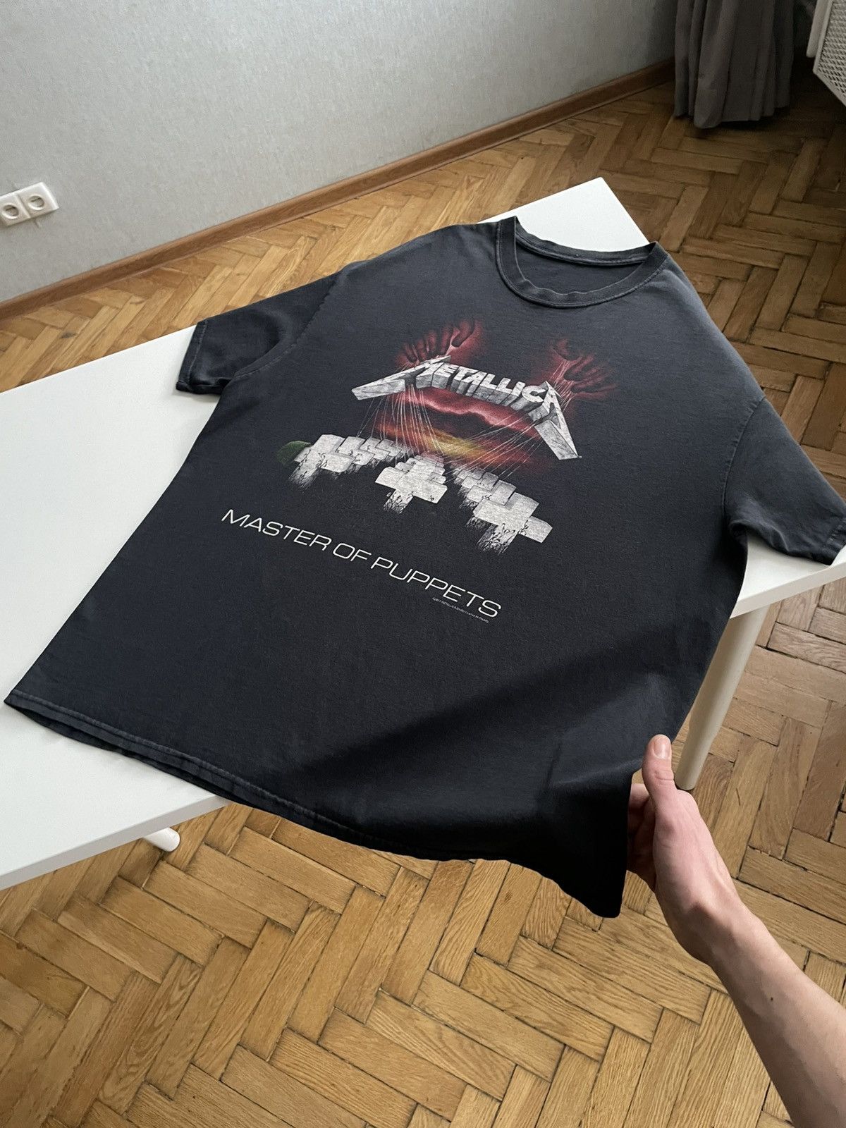 Metallica Metallica- 1986 Master Of Puppets: 2017 An Album Promo Tee Size US XL / EU 56 / 4 - 9 Thumbnail