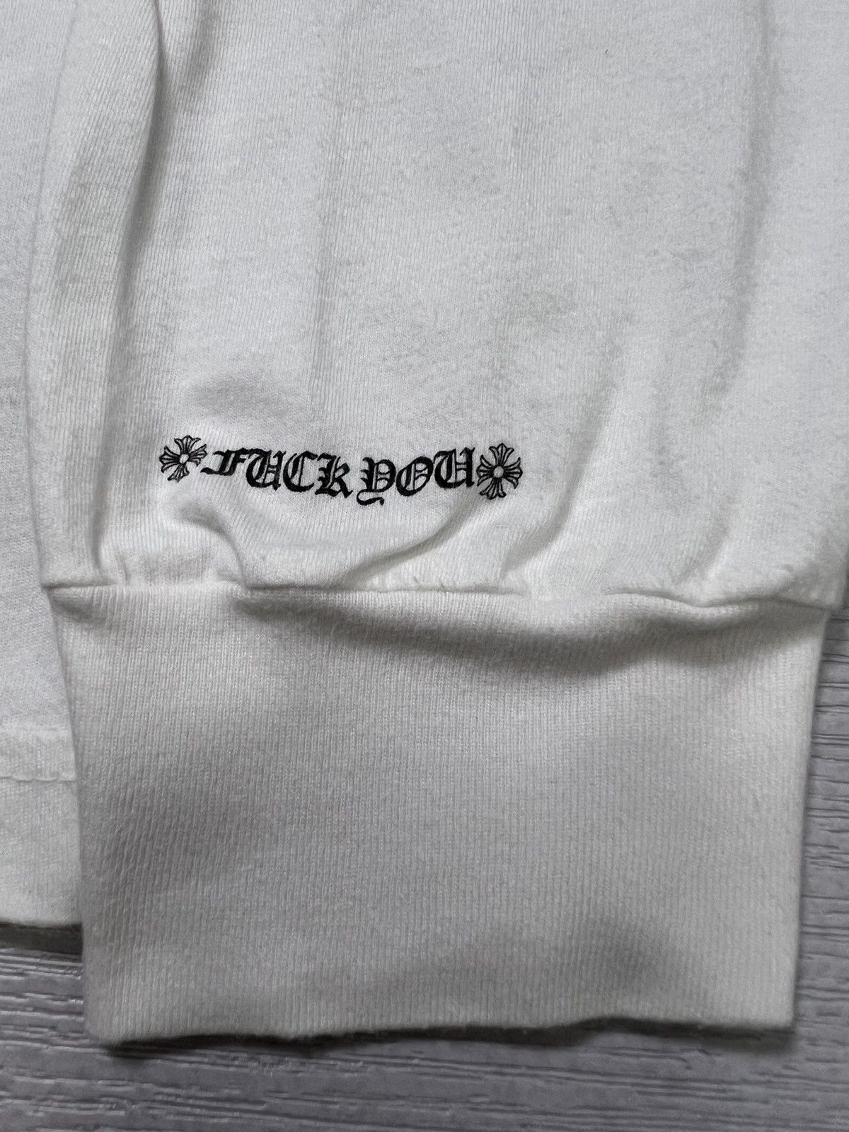 Chrome Hearts Chrome Hearts - Neck Script Logo Pocket L/S Shirt Size US XL / EU 56 / 4 - 10 Thumbnail