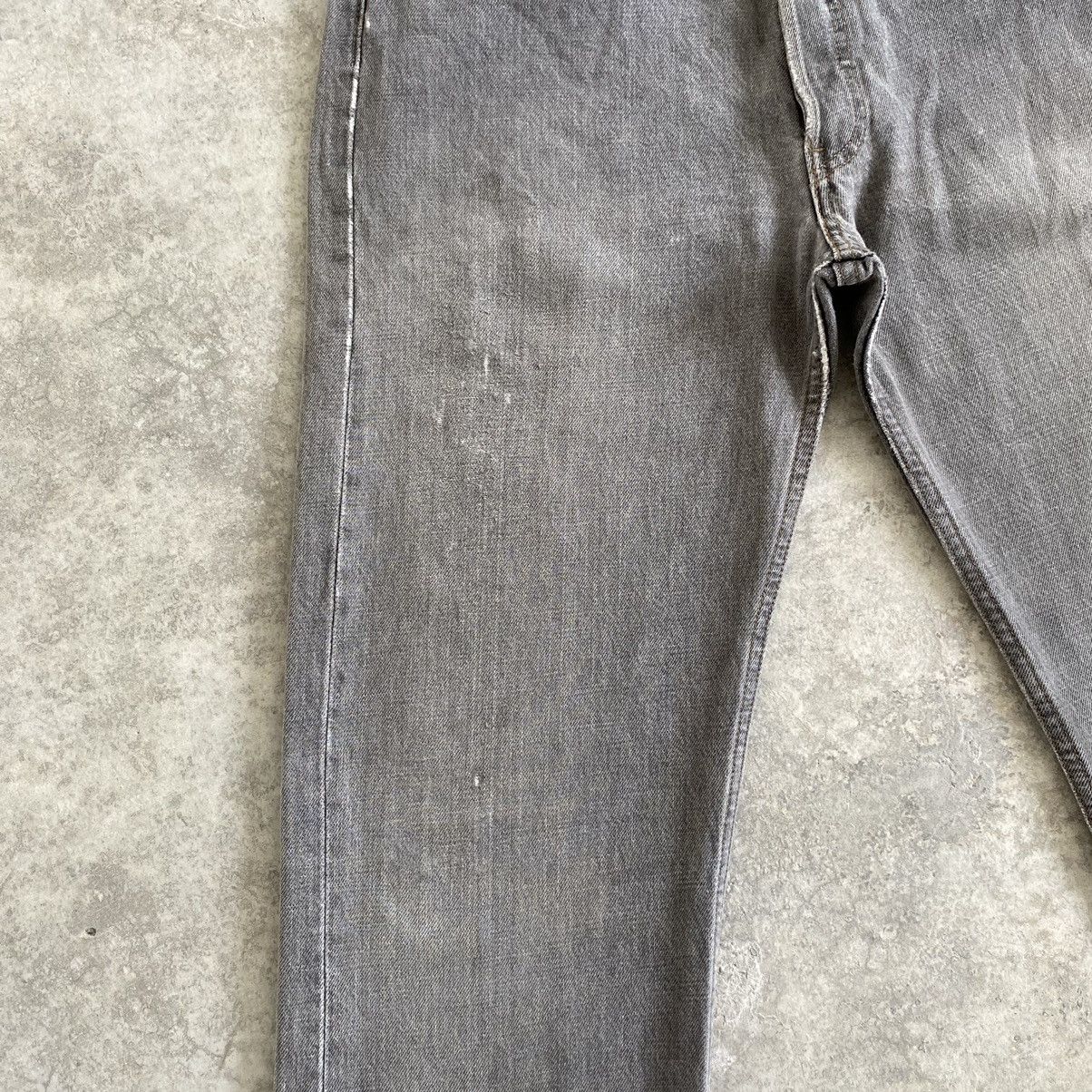 Levi's Vintage Late 90’s Levis 501 Ash Grey Distressed Jeans Size US 32 / EU 48 - 10 Thumbnail