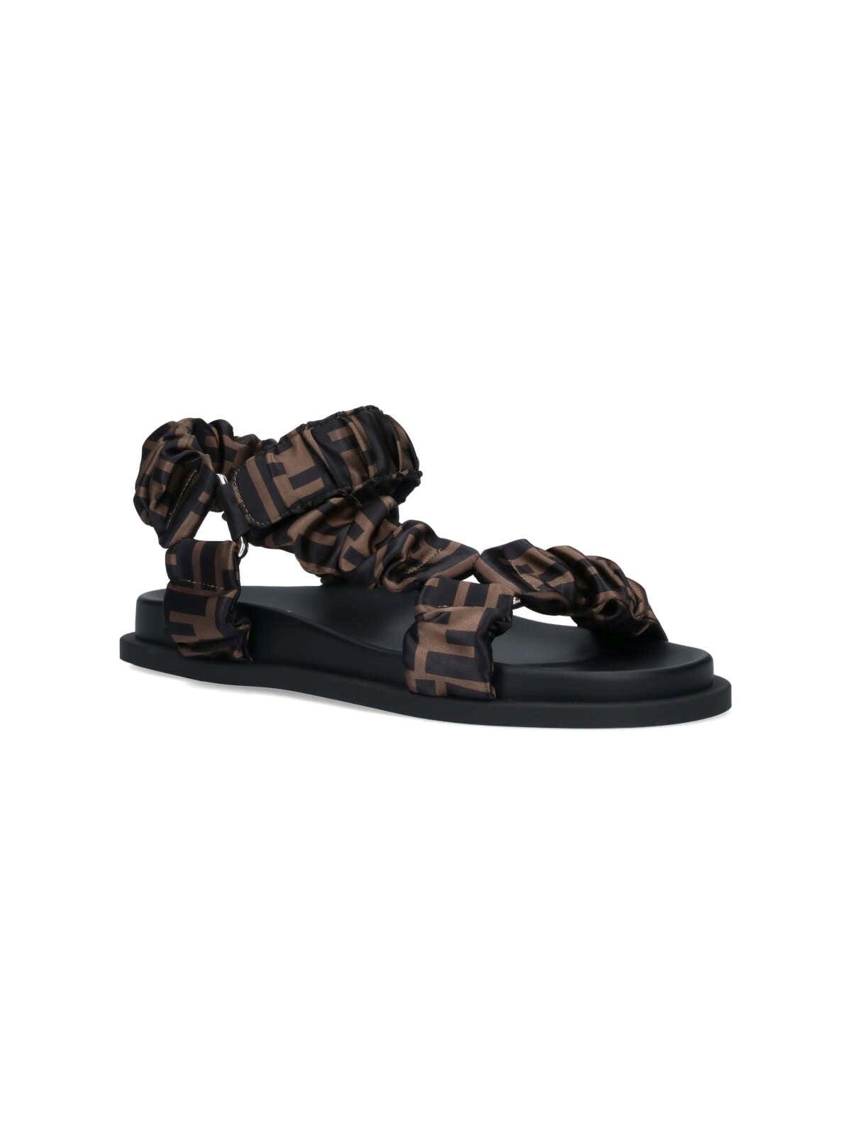 Fendi FENDI FEEL SATIN SANDALS SIZE 37 Size ONE SIZE - 2 Thumbnail