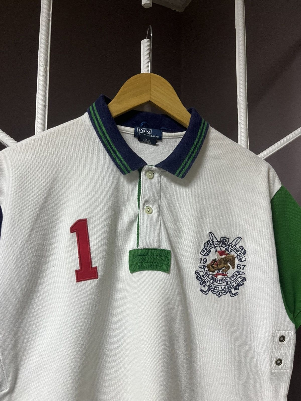 Polo Ralph Lauren Vintage Polo Ralph Lauren Big Logo Y2K Polo Size US M / EU 48-50 / 2 - 2 Thumbnail